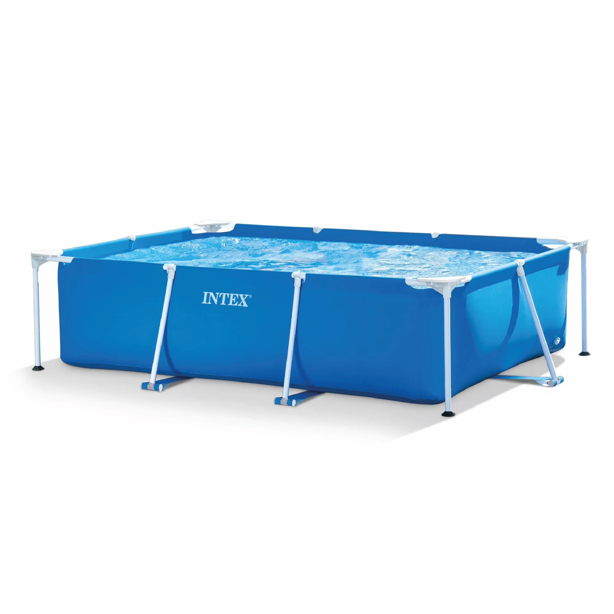 Intex Piscinette Tubulaire Basen Ogrodowy, Niebieski, 220 x 150 x 60 cm