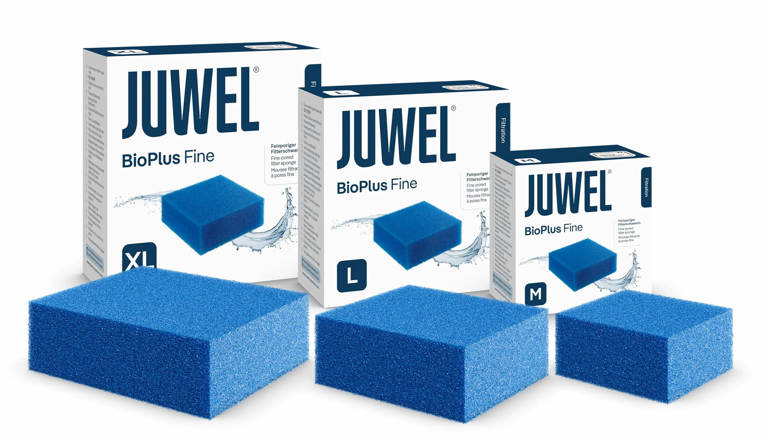 Juwel Aquarium JU88051NET Gąbka do Filtrowania, M/3.0/Compact, Niebieski