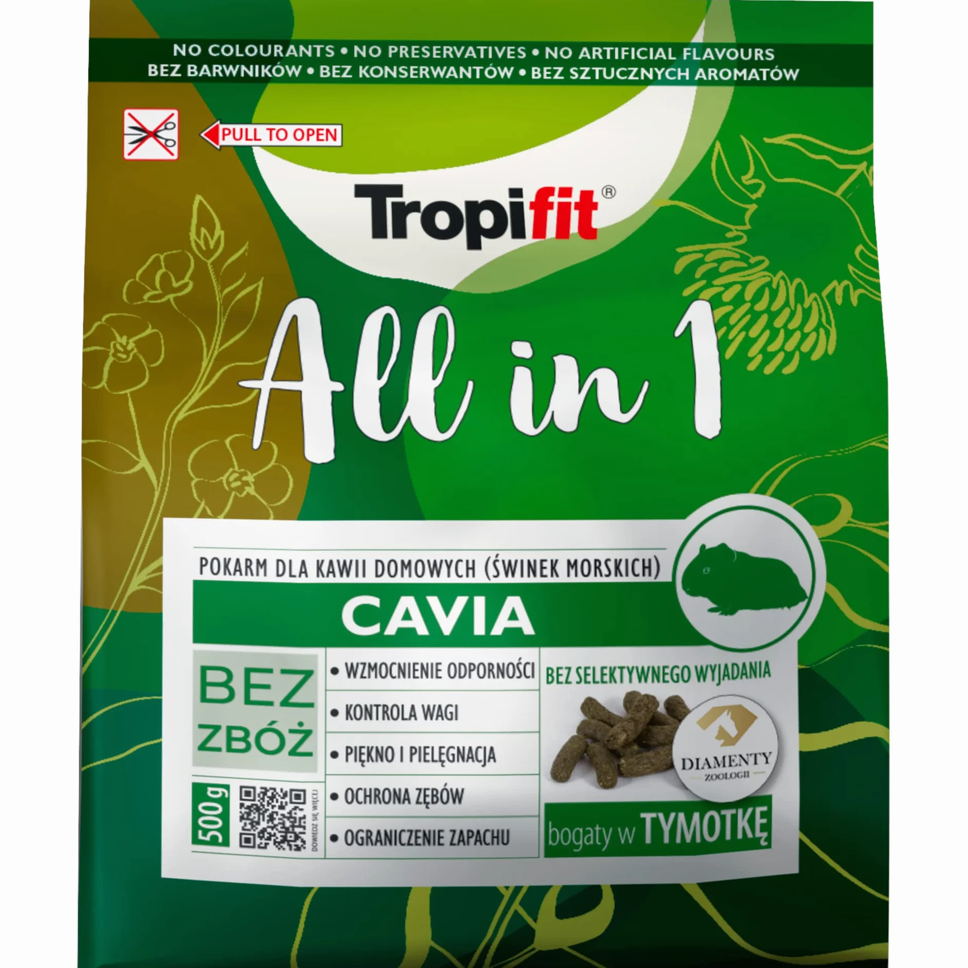 Tropifit 50622 All in 1 Cavia - karma dla kawii domowych (świnek morskich)