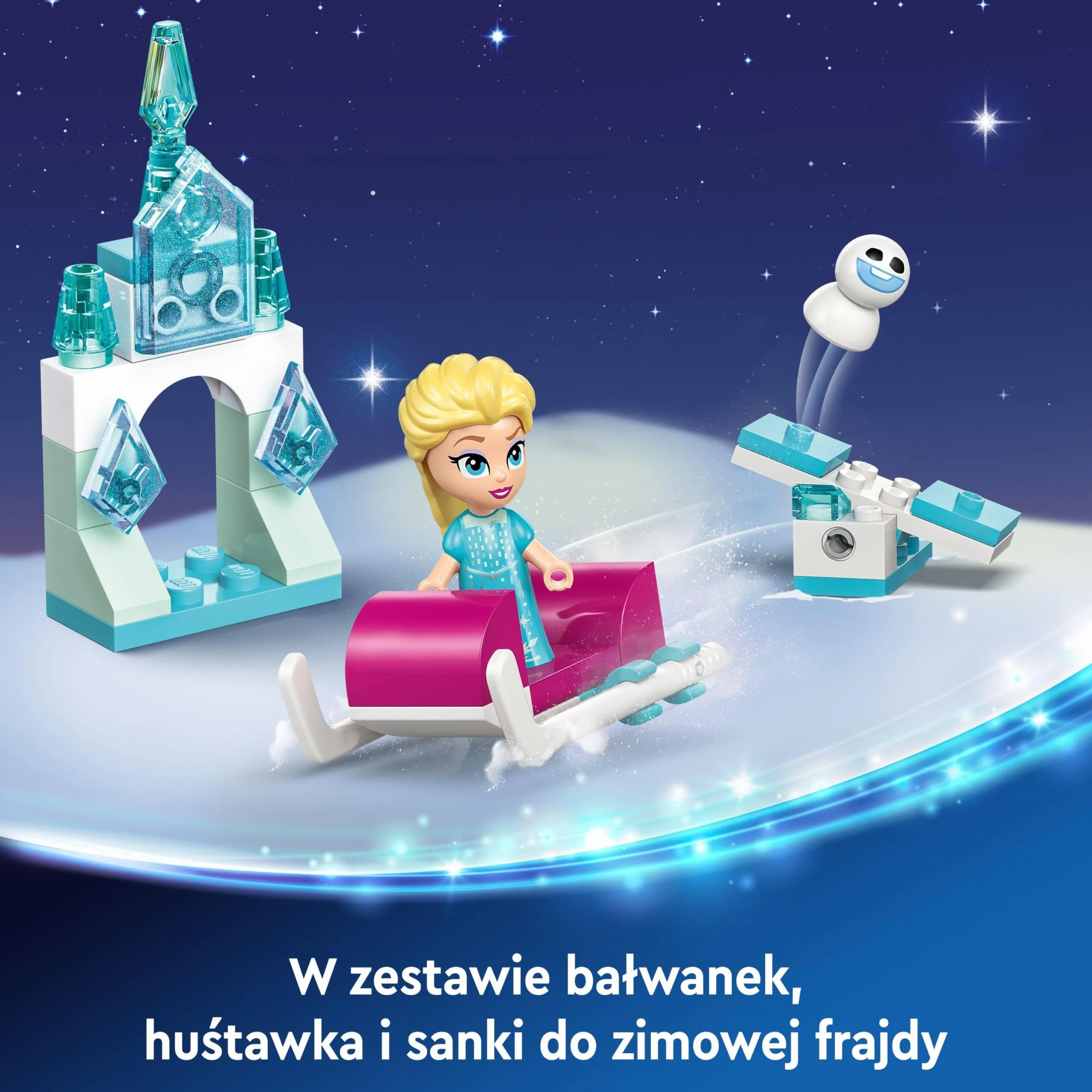 LEGO │ Disney Princess Kalendarz adwentowy na 2024 rok, Zabawka dla Dziecka do Zbudowania z 5 Mikrolaleczkami, Pomysł na Prezent dla 5-latki, dla Dziewczynki, na Mikołajki i na Święta, 43253