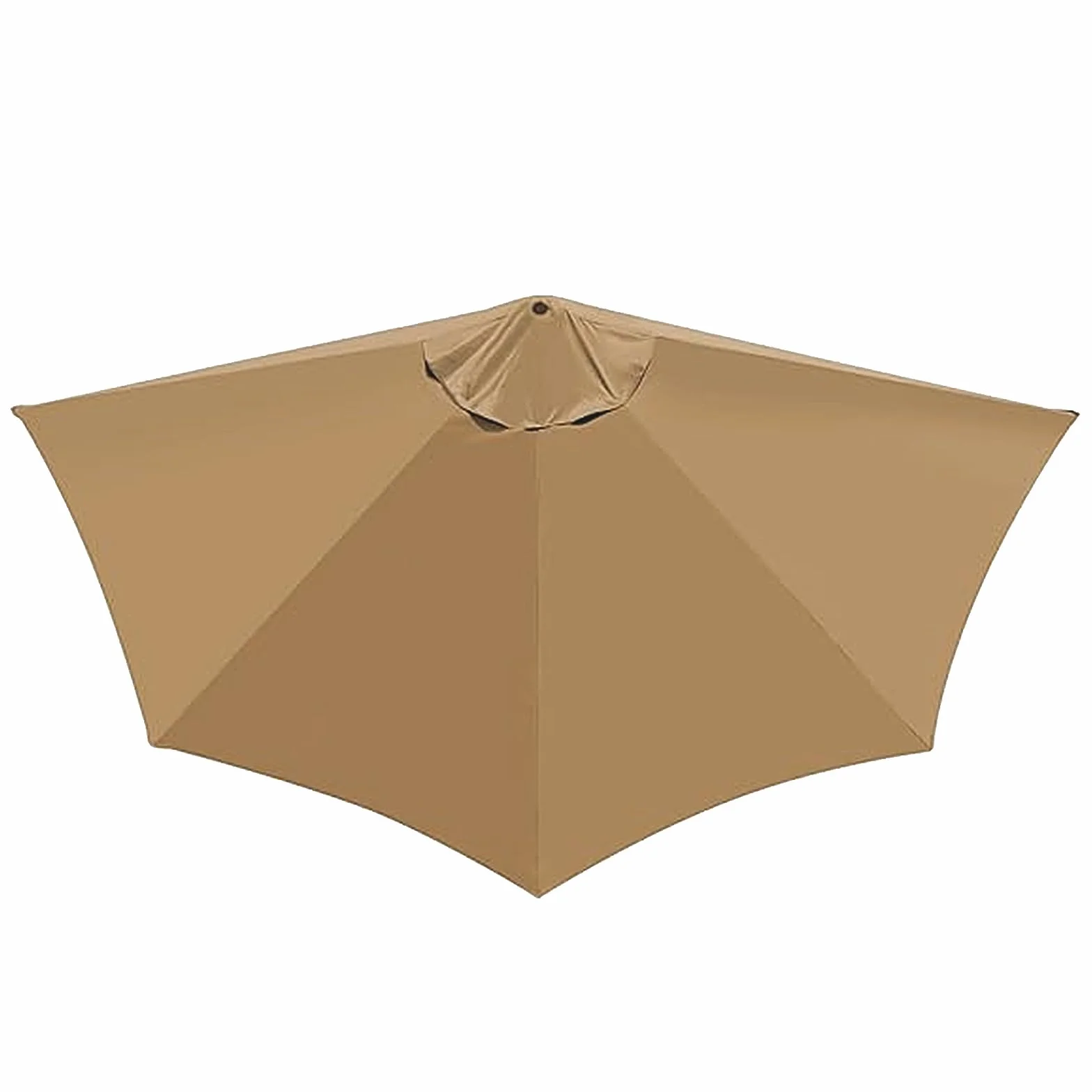 Półokrągły parasol przeciwsłoneczny, 2,7 m, duża korba chroniąca przed promieniowaniem UV 30+, zapasowa chusta chroniąca przed słońcem i deszczem, półokrągły parasol do ogrodu, na taras