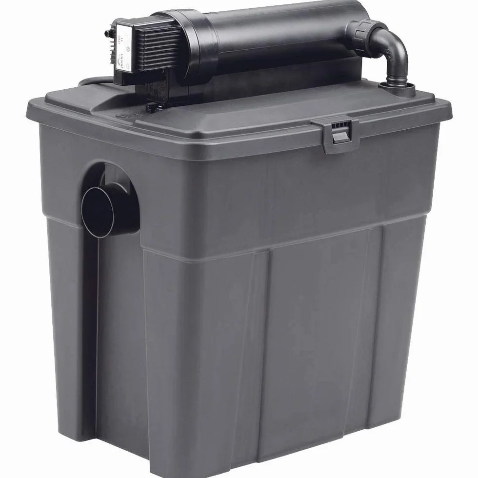 Pontec 50239 MultiClear Set 8000 – kompletny zestaw z pompą filtrującą i filtrem przepływowym/zestaw filtrów przepływowych/filtr wielokomorowy