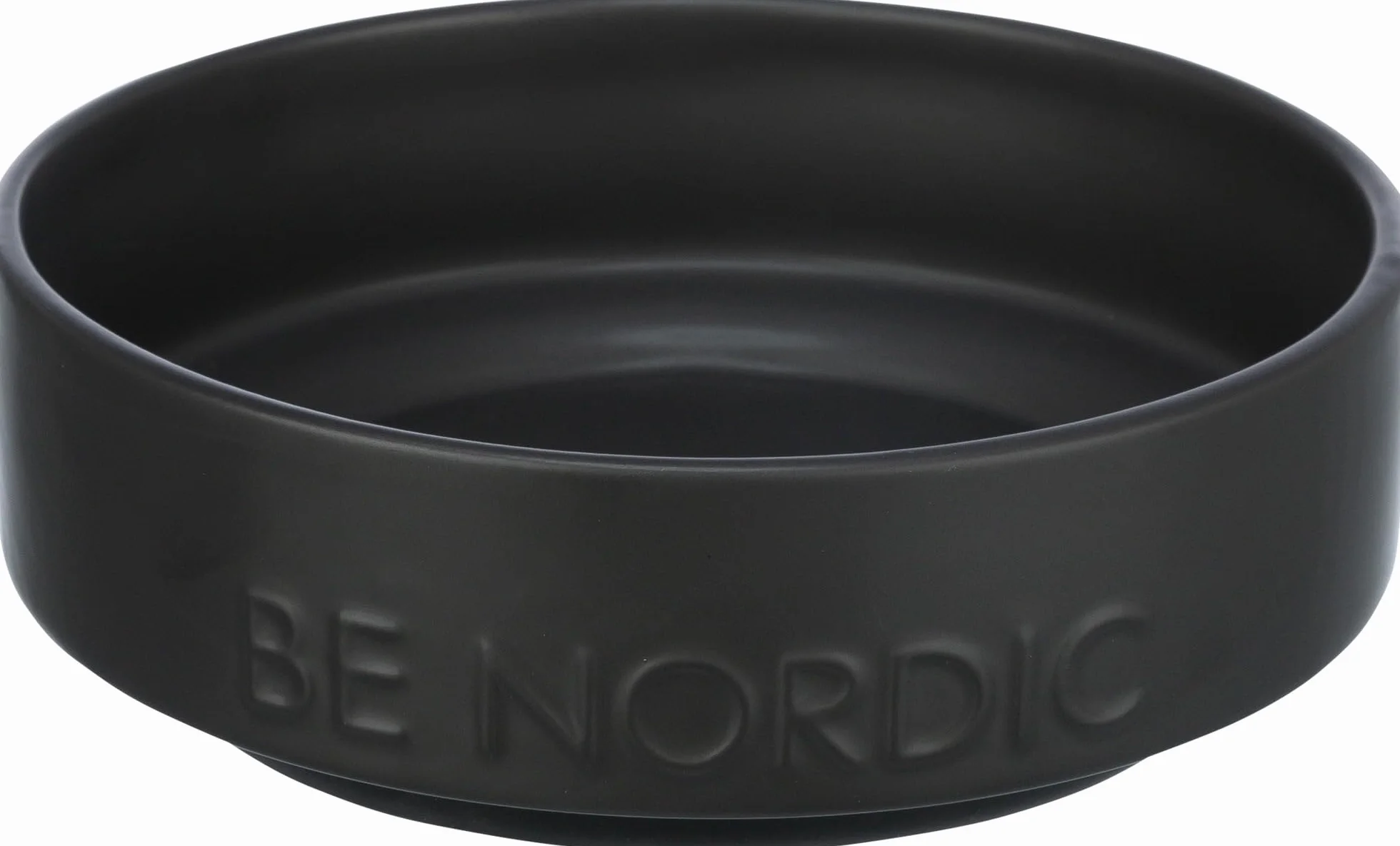 TRIXIE Miska dla psa z ceramiki BE NORDIC 500 ml czarna ø 16 cm antypoślizgową gumą