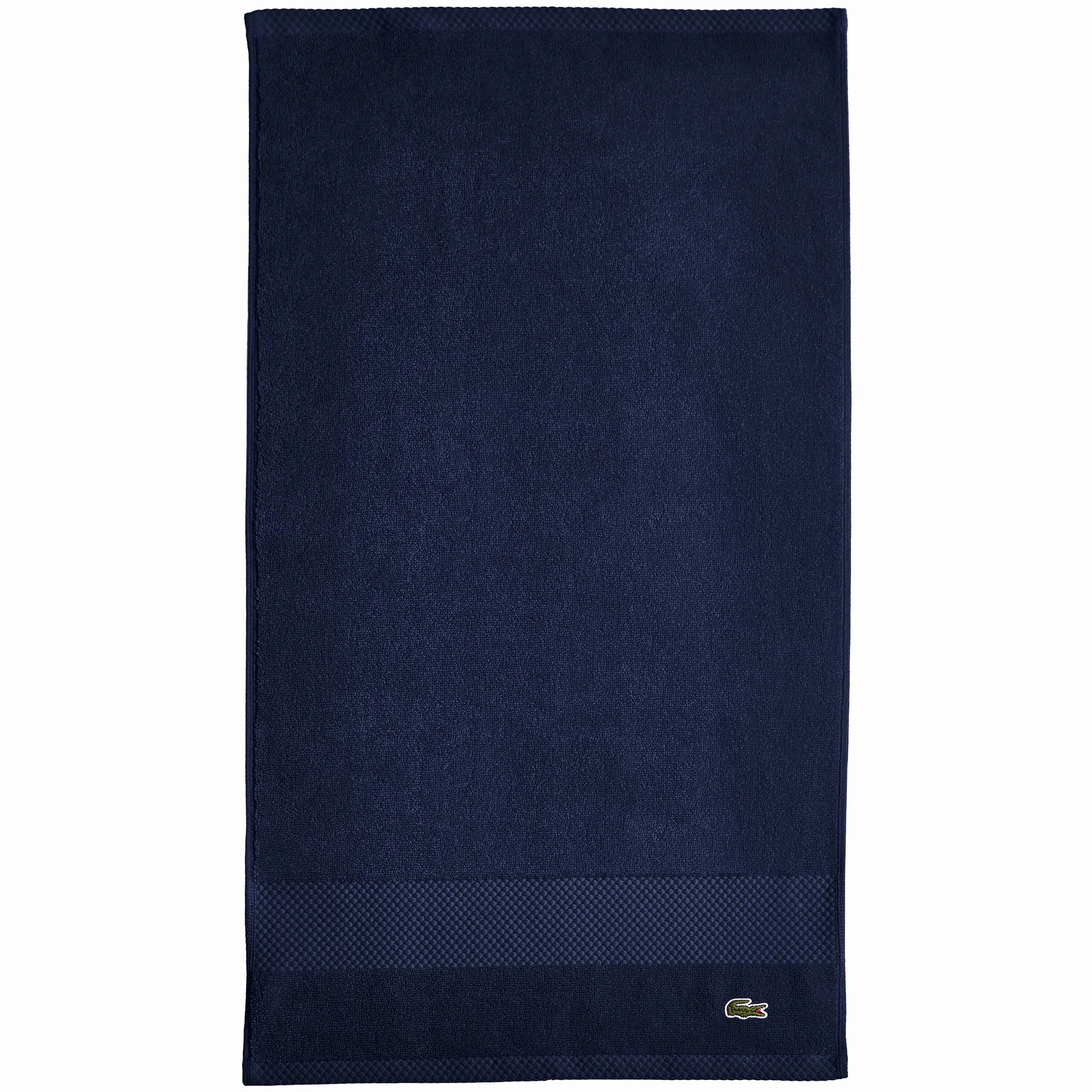 Lacoste Heritage Supima bawełniany ręcznik do rąk, granatowy, 40 cm x 76 cm
