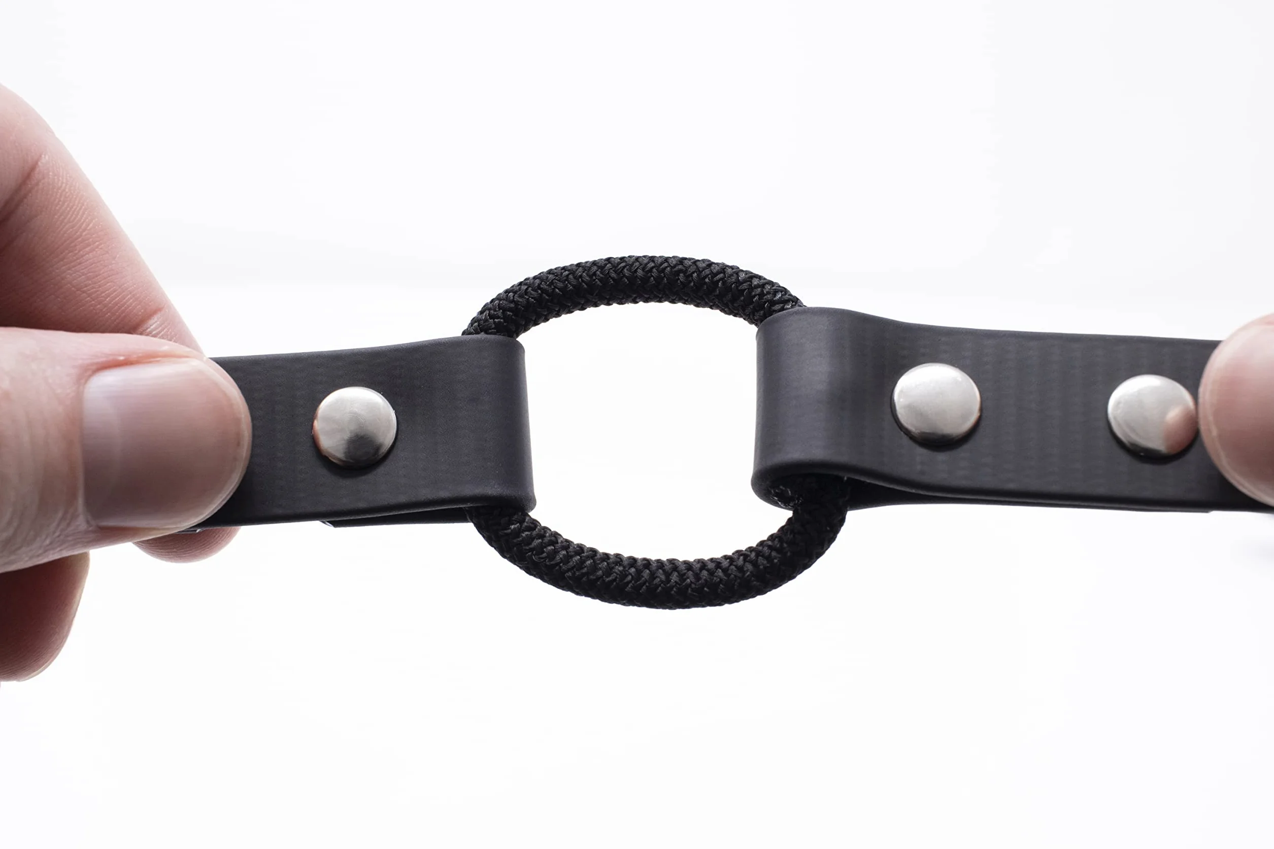 Educator Quick Snap Bungee obroża dla psa, biothanowa, wodoodporna, bezzapachowa, łatwe łączenie i odłączanie zapięcie oraz pierścień D z wygodną pętlą bungee, regulowana w celu indywidualnego
