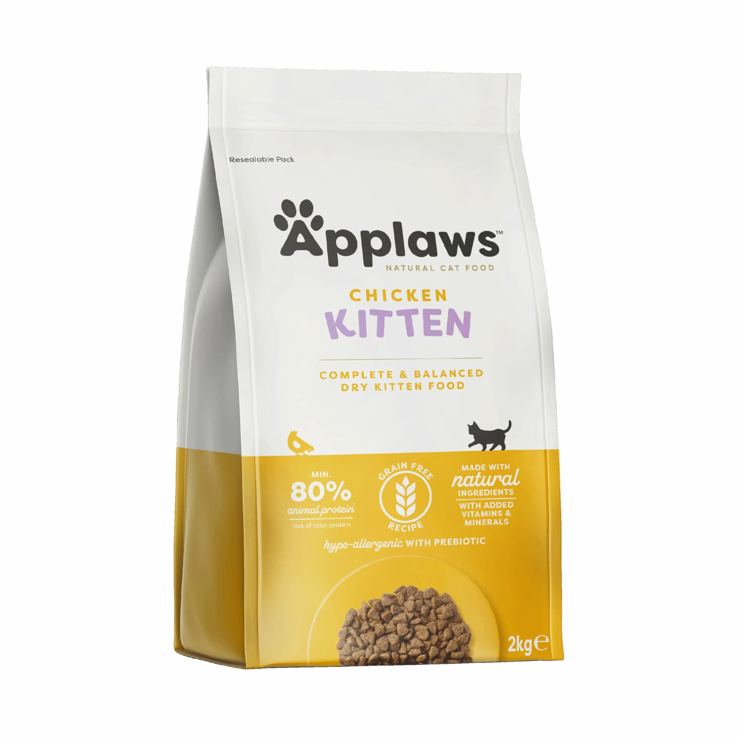Applaws Trockenes Katzenfutter 2 kg Huhn für Kätzchen