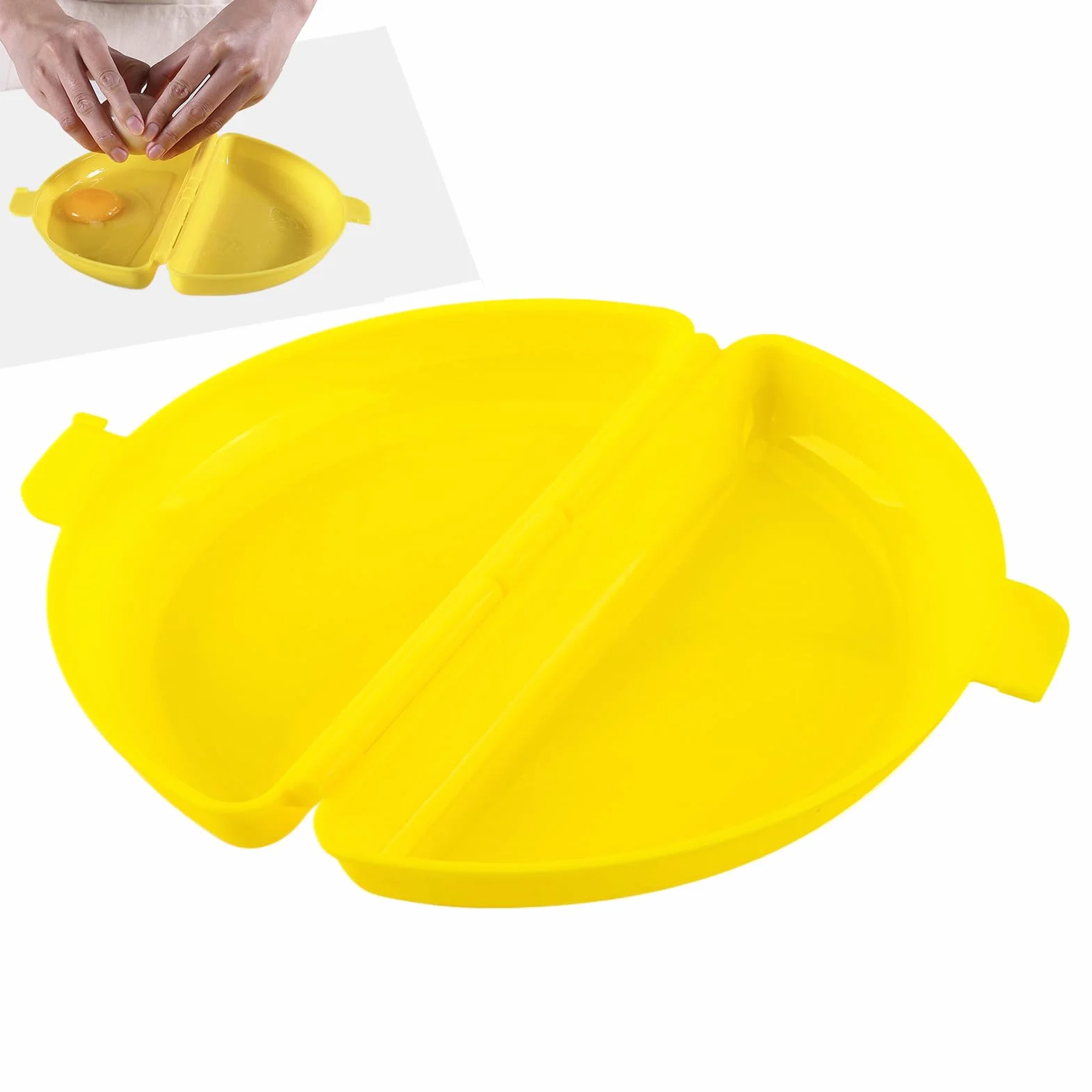 Microwave Egg Cooker - Portable Omelette Pan with Lid | Steam Eggs Quickly for Breakfast, Kitchen Gadget for Microwaves Ovens, Easy Egg Poacher, Fast and Healthy Meals, Compact and Convenient