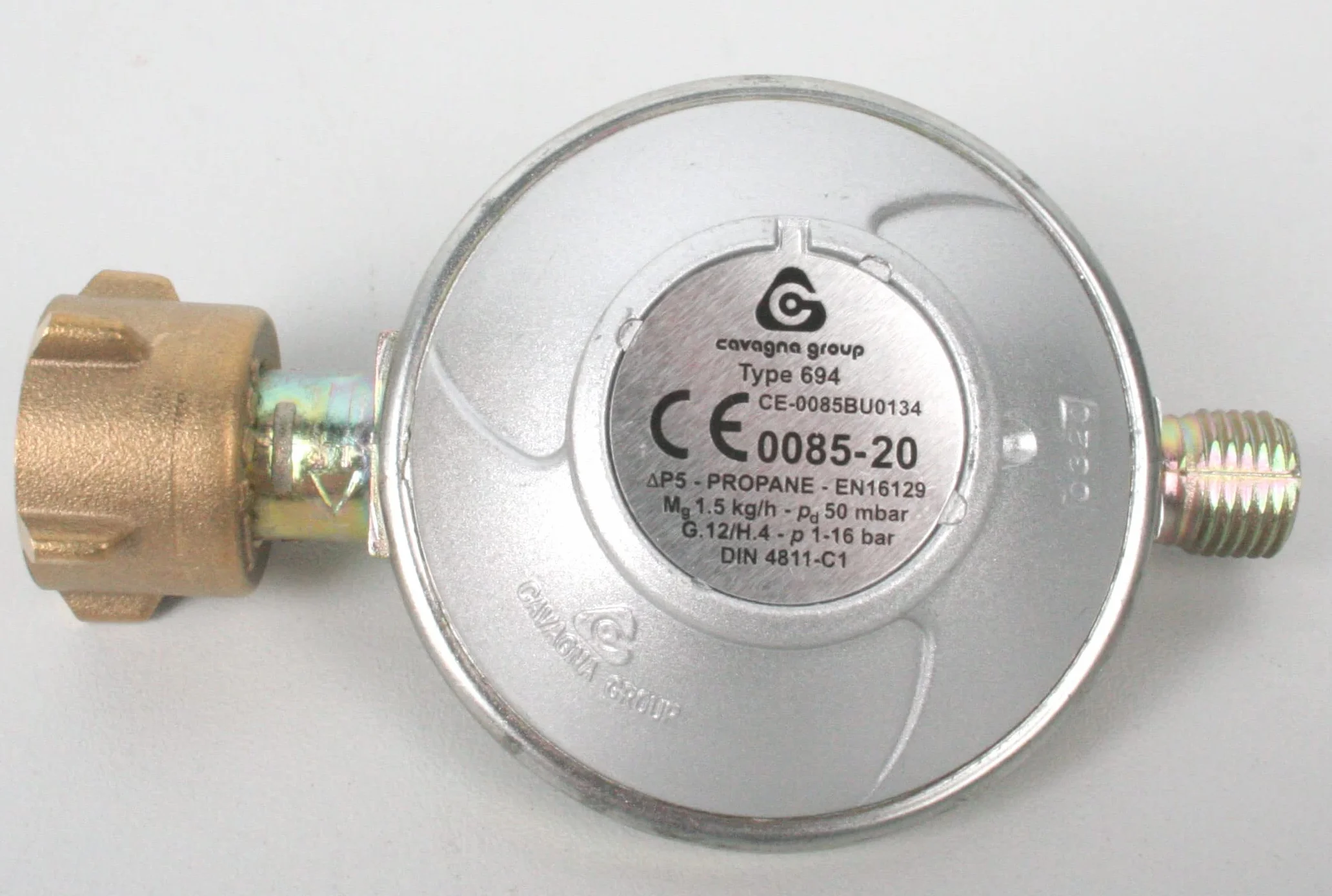 Ingbertson 36666314653465 Regulator Niskiego Ciśnienia Gazu, Wielokolorowy, 50 Mbar