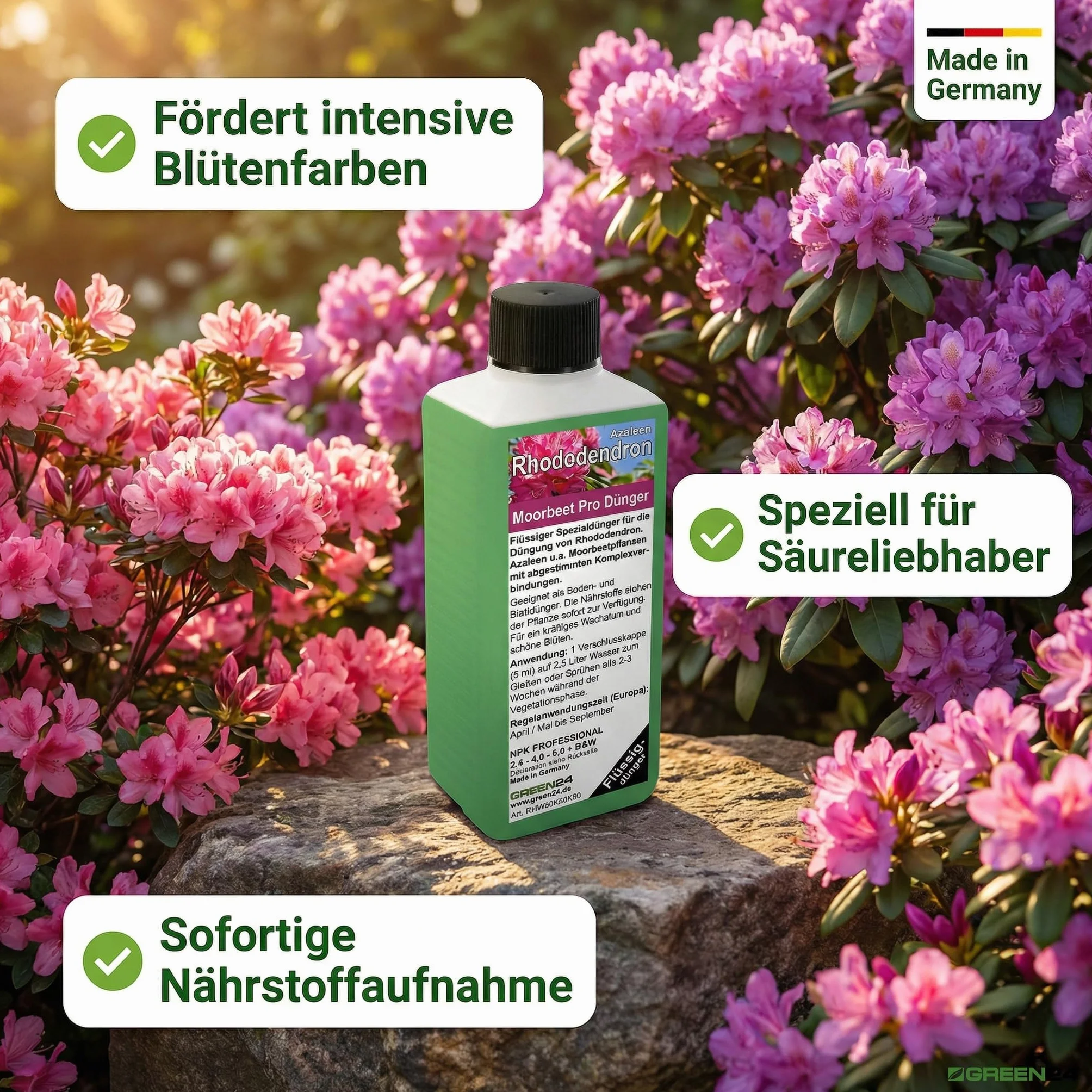 Rhododendron nawóz do azalii, nawóz płynny premium z profesjonalnej linii