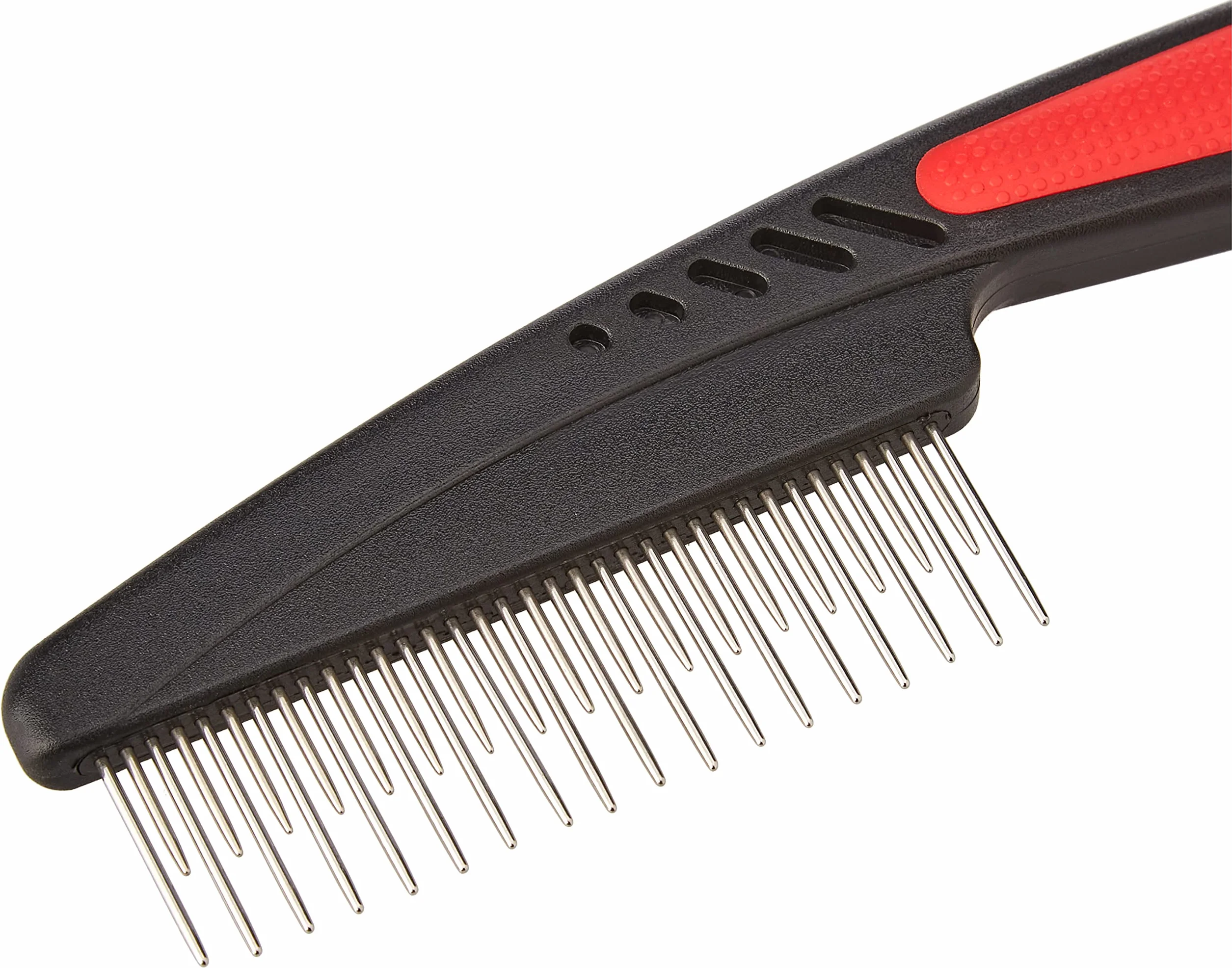 Ferplast 85878799 duży 5878 grzebień do drapania dla psów z obrotowymi zębami, 19,8 x 1,4 x wys. 5,5 cm