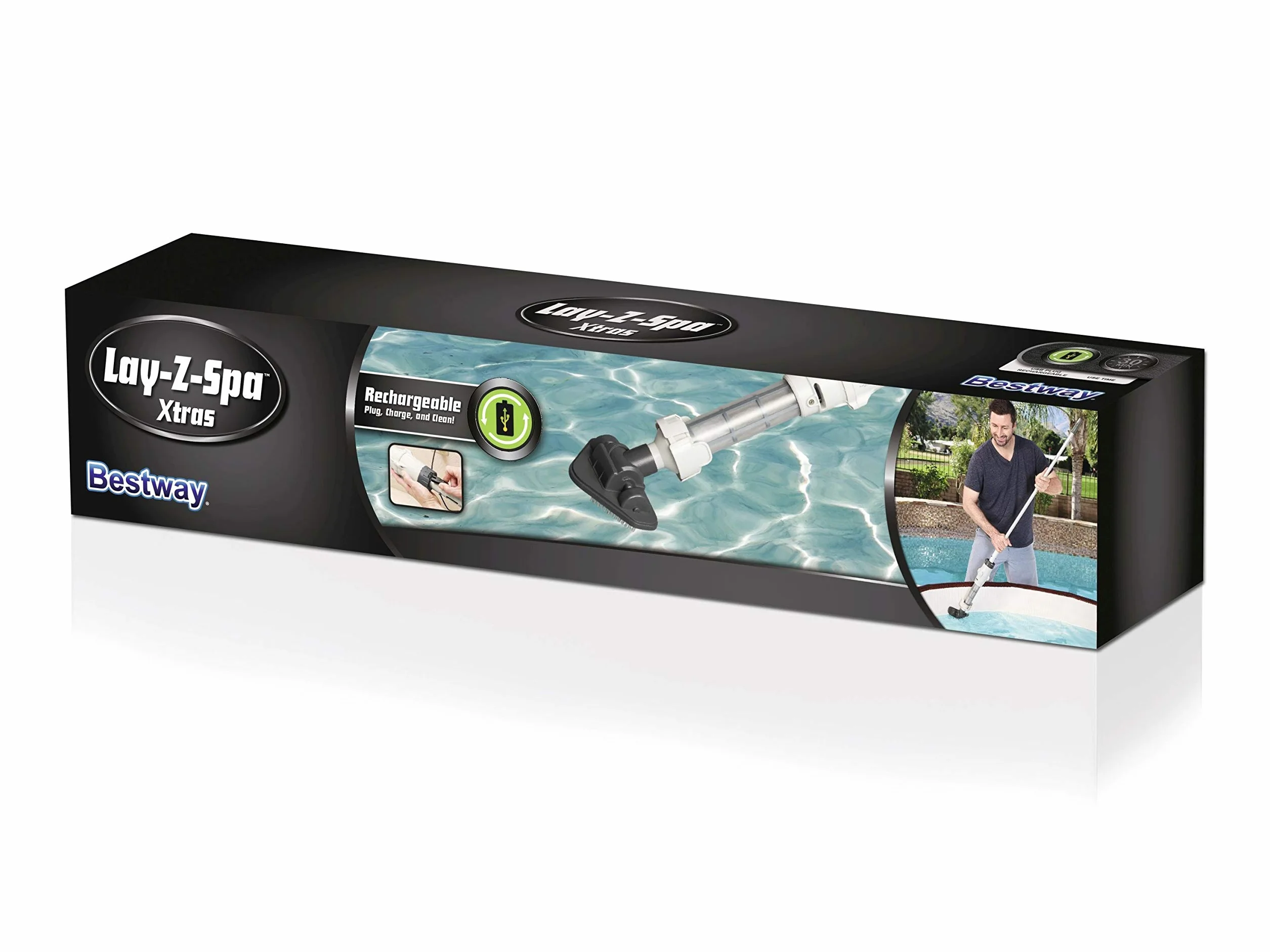 Lay-Z-Spa akumulator próżniowy, narzędzie do czyszczenia wanny z hydromasażem, białe