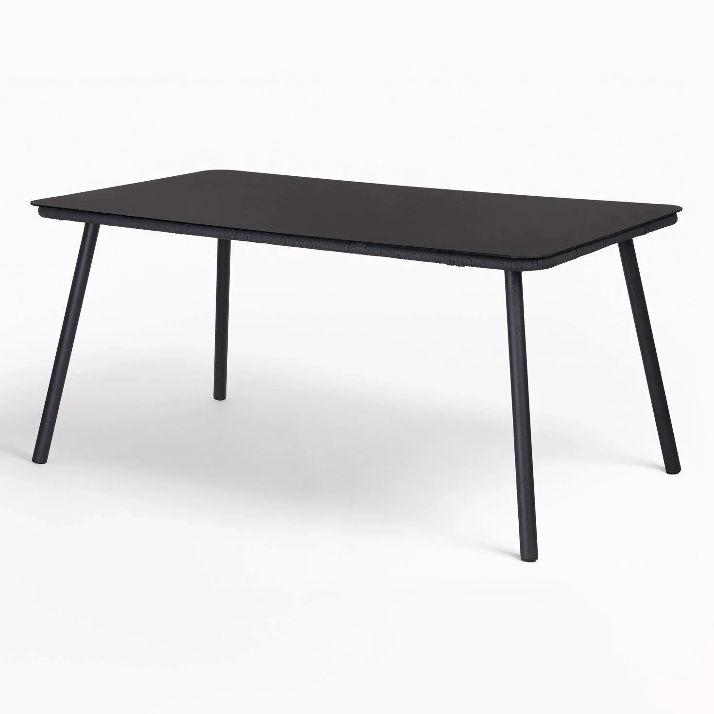 SKLUM Prostokątny Stół Ogrodowy ze Szkła i Aluminium (160x90 cm) Arhiza