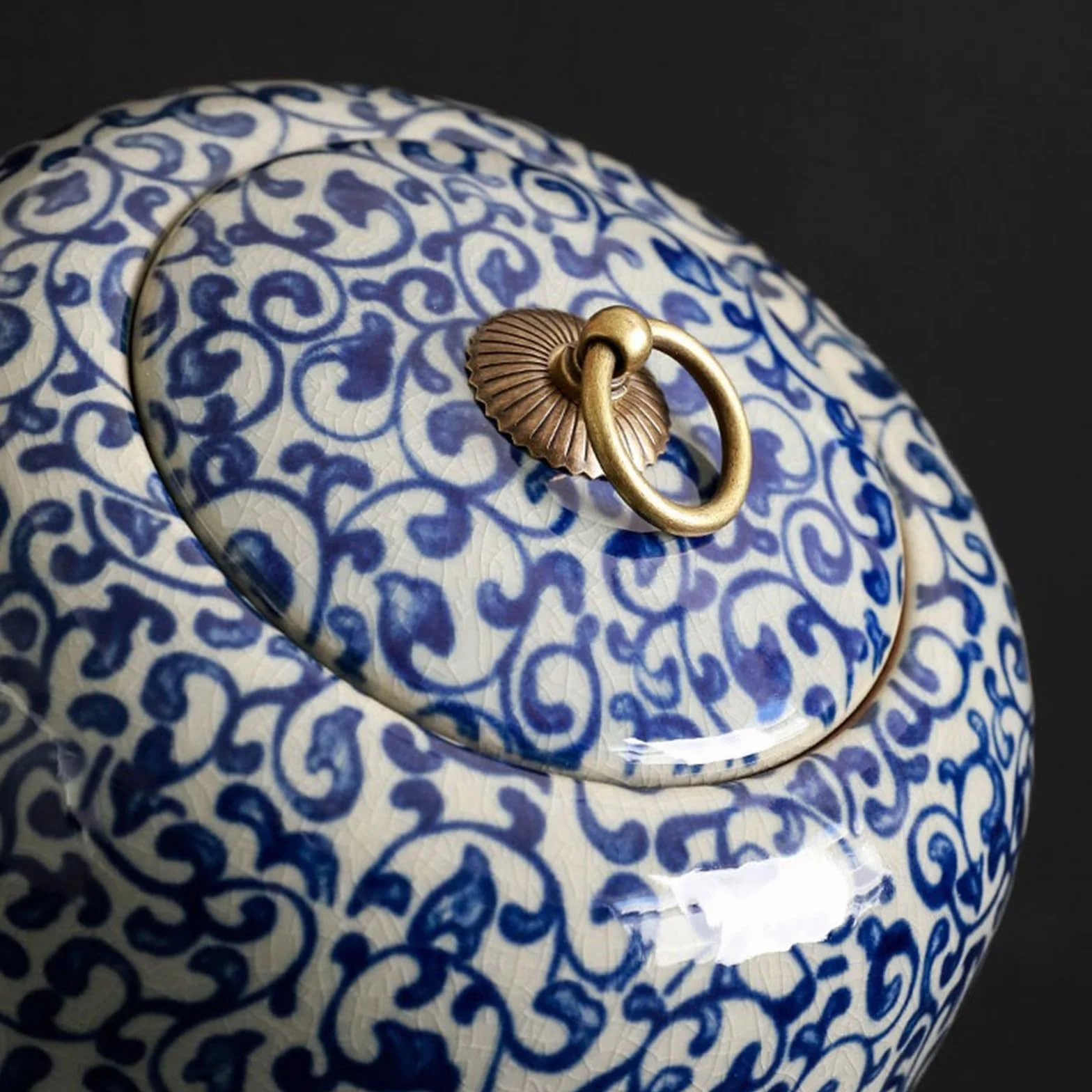pojemnik na herbatę Chiński pojemnik na herbatę ceramiczny słoik uszczelniający gospodarstwa domowego duży magazyn do przechowywania herbaty Retro luźna herbata liściasta uniwersalny słoik ceramiczny