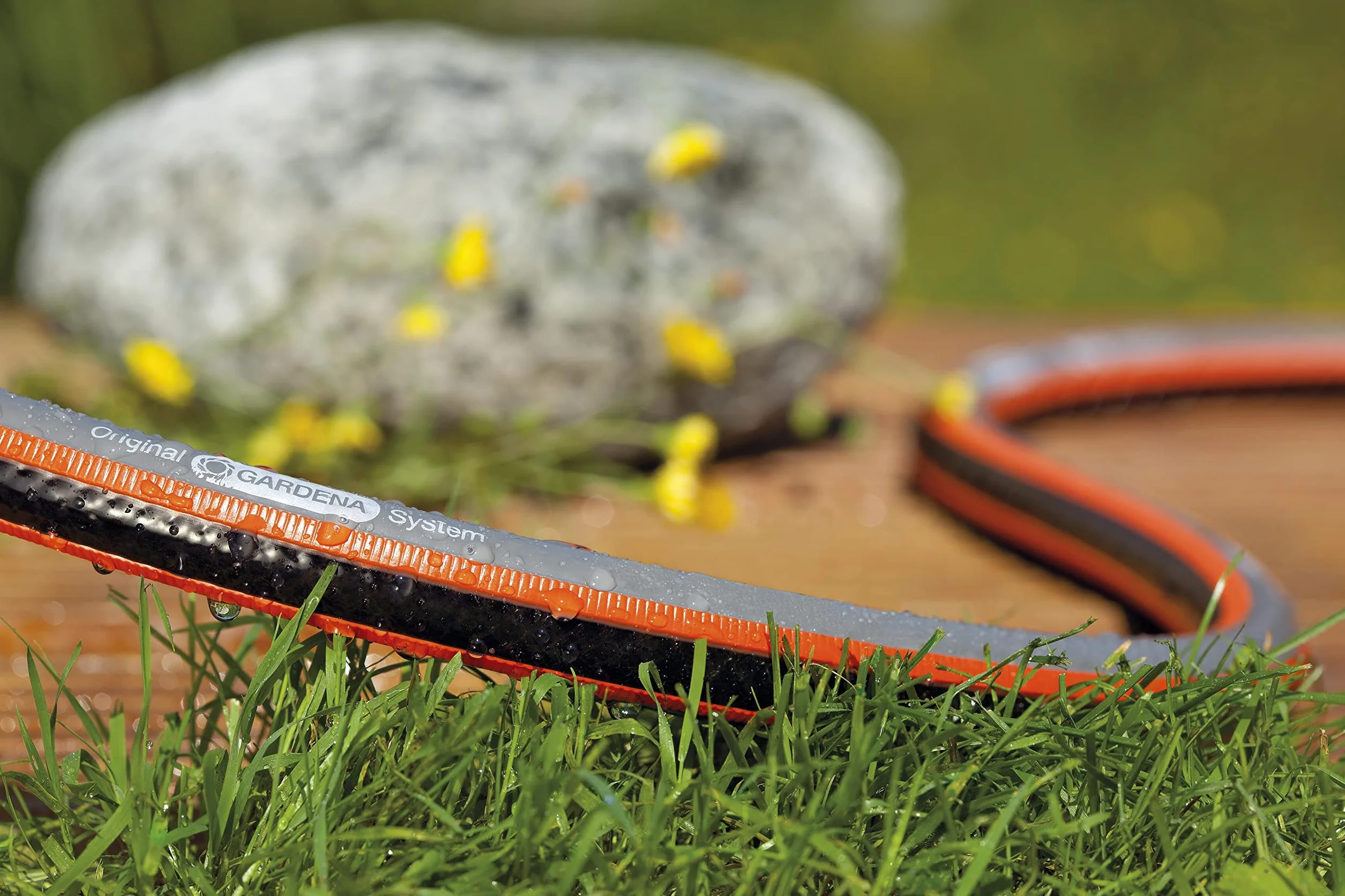 Gardena Comfort FLEX wąż 13 mm (1/2"), 50 m: odporny na odkształcenia, elastyczny wąż ogrodowy, Power Grip, oplot spiralny, ciśn. rozrywające 25 barów, bez elementów systemowych, zapakowany (18039-20)