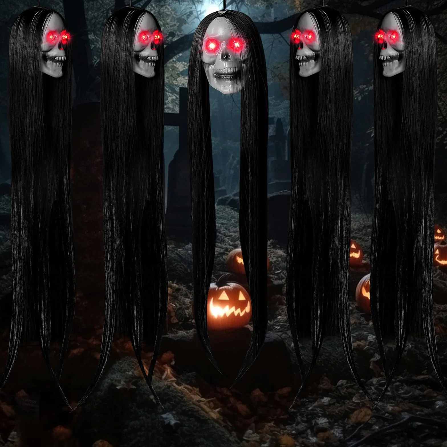 Świeca Czaszka - Świeca z czaszką - Dekoracja Halloween - Gotycka - Grunge'owa dekoracja Skull Low-Poly