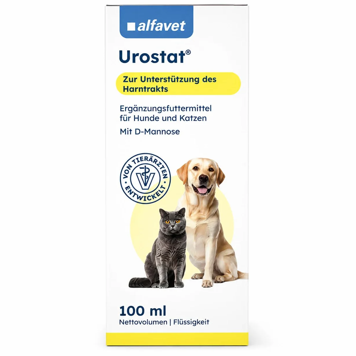 Alfavet Urostat karma uzupełniająca 100 ml strzykawka dozująca dla psów i kotów