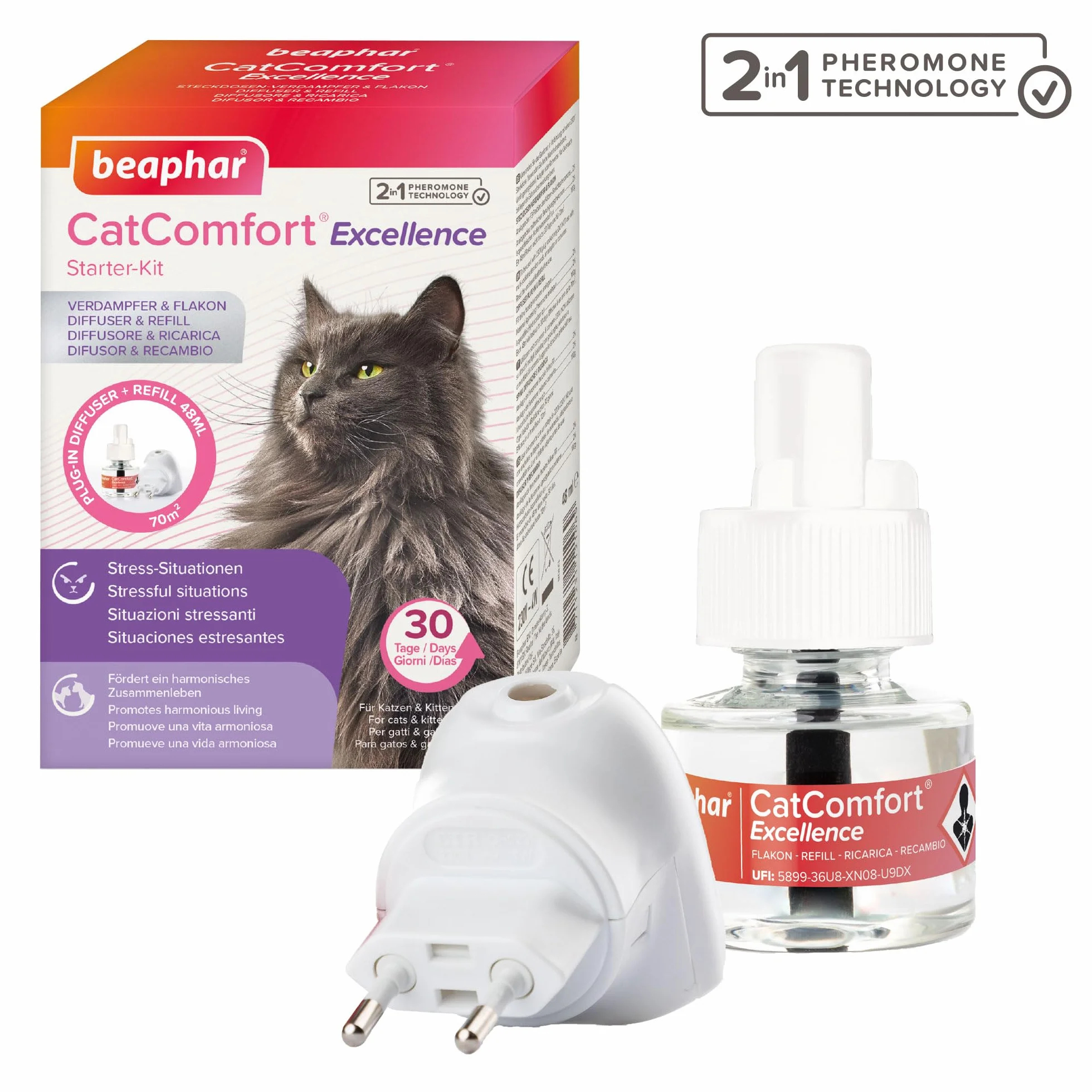 Beaphar CatComfort Excellence zestaw startowy 48 ml
