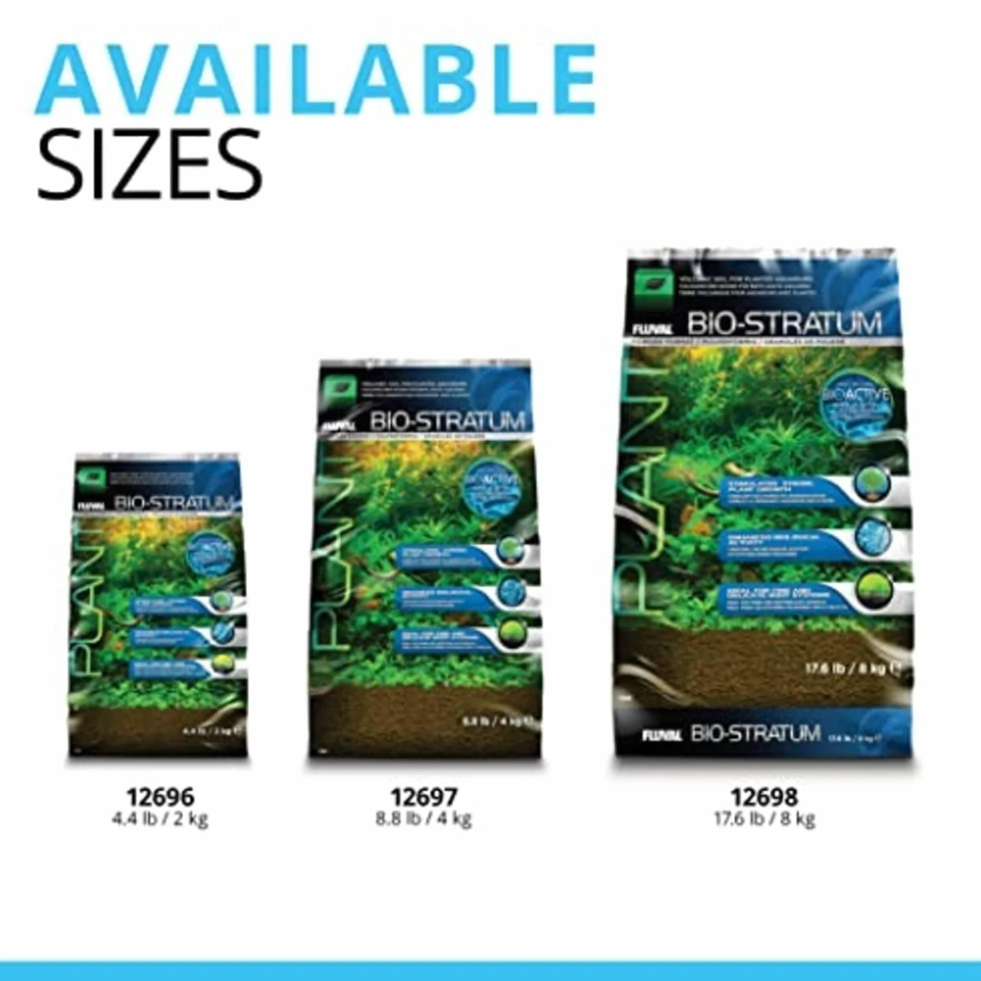 Fluval Bio Stratum 2 kg wulkaniczne podłoże do akwariów roślinnych