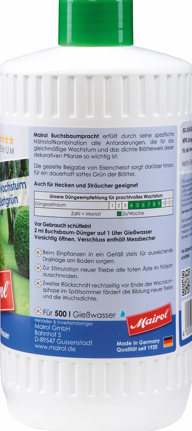 Mairol Nawóz do bukszpanu w płynie 1000 ml