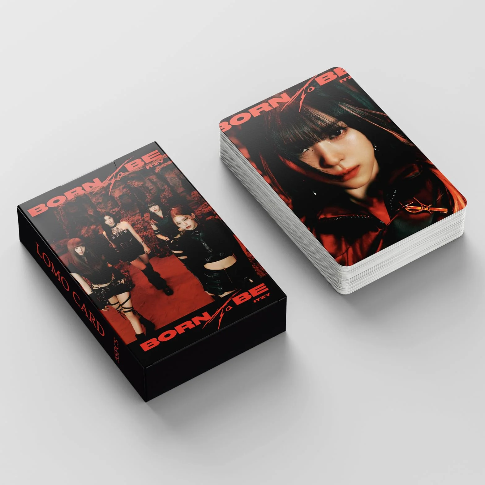 Yuto ITZY BORN TO BE Prostokątny album fotograficzny, 55 szt., 5,5 x 8,5 cm, karty Lomo, artykuły dla fanów K-pop, dekoracja pokoju, koncerty