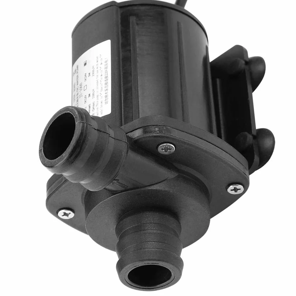 Zwiększona pompa wodna, wytrzymała, trwała, trwała mini regulowana prędkość bezszczotkowa 1500L / H JT-1000A-12 20mm pompa wodna doładowania 12 V -40 ℃ ~ 100 ℃