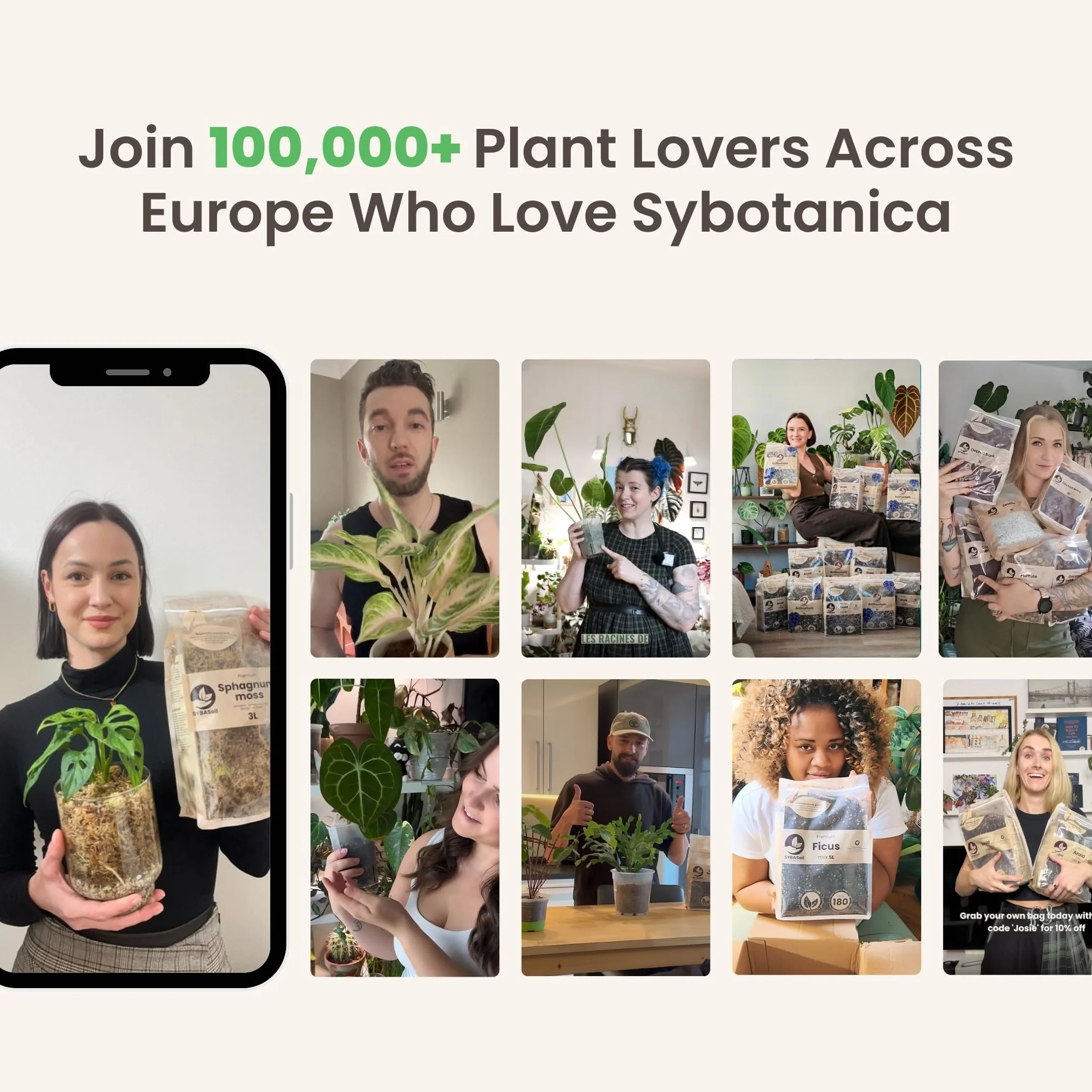Sybotanica podłoże do Monstery i Filodendrona 5 L kokosowe bez torfu organiczne odżywianie