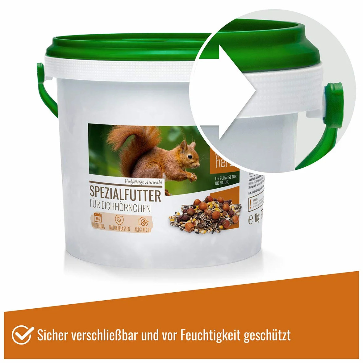 Wildtier herz karma dla wiewiórek, całoroczna, 1 kg