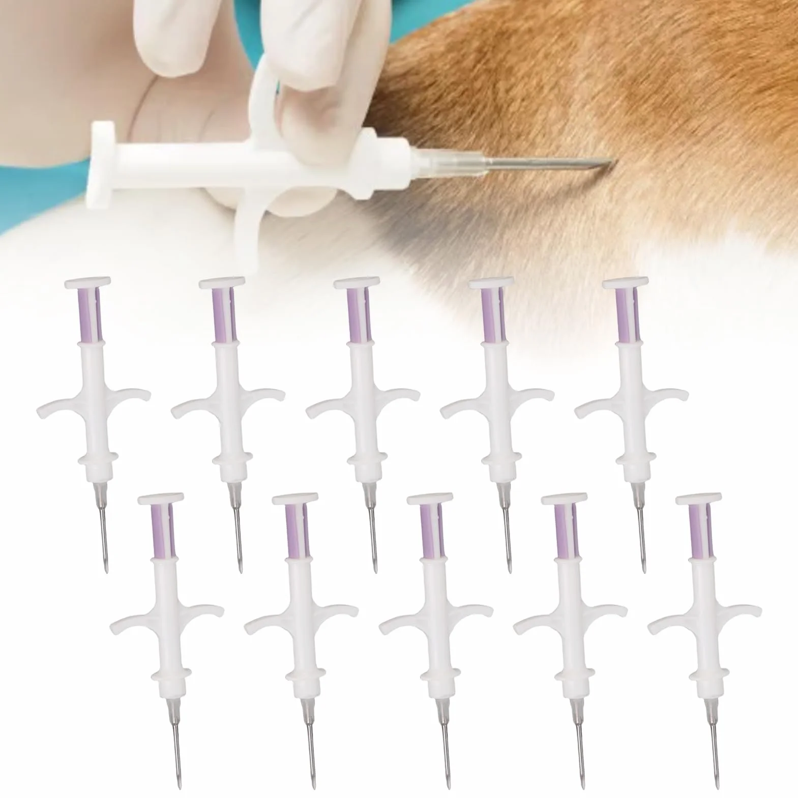 Universal ISO 11784/5 FDX-B 134.2KHz Pet Microchip Chips Animal Tracking for Dogs Cats Livestock 1.4x8mm