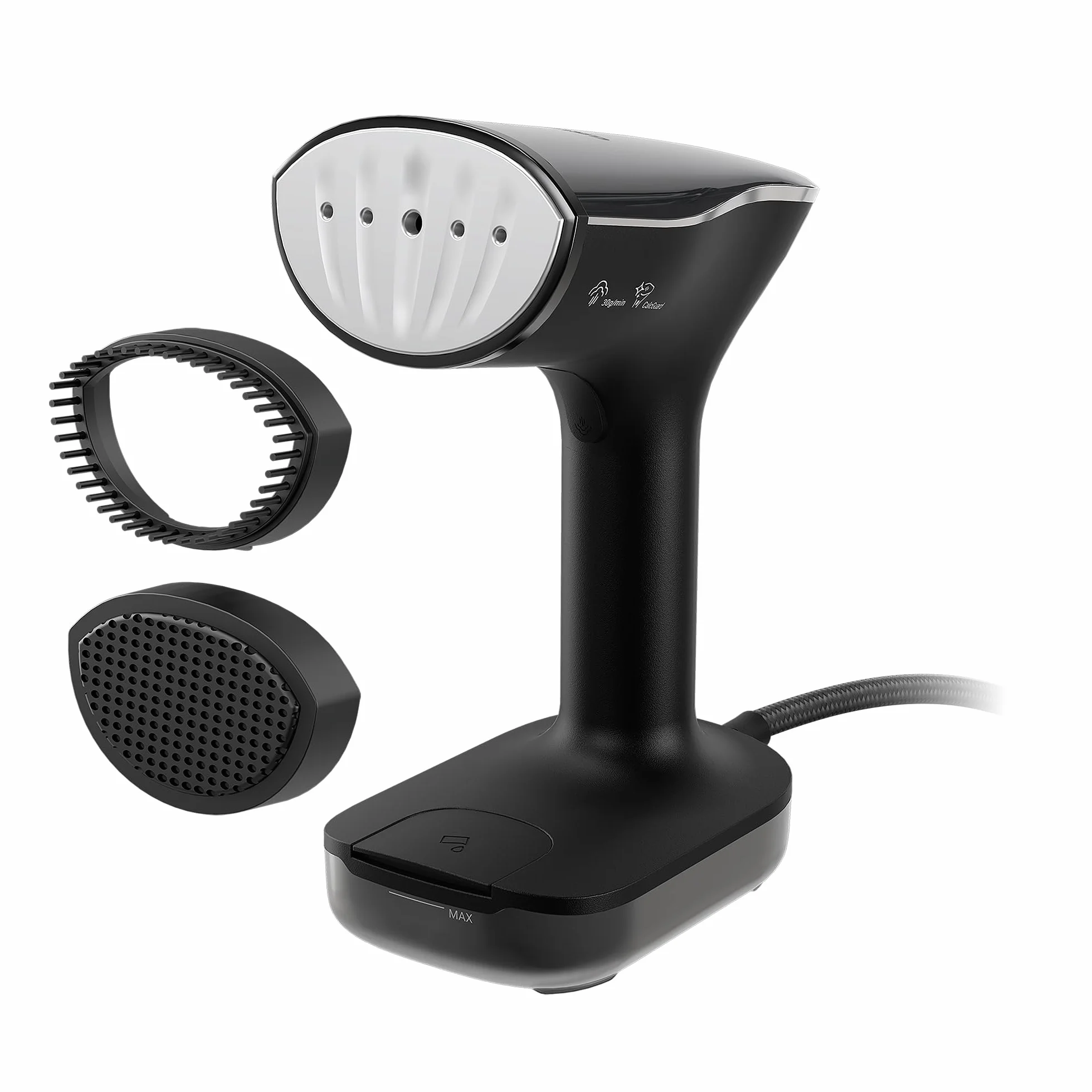 Grundig ST 8450 szczotka parowa o mocy 2280 W, płyta ceramiczna, CalcGuard i 30 g/min – kompaktowa, szybka i idealna w podróży