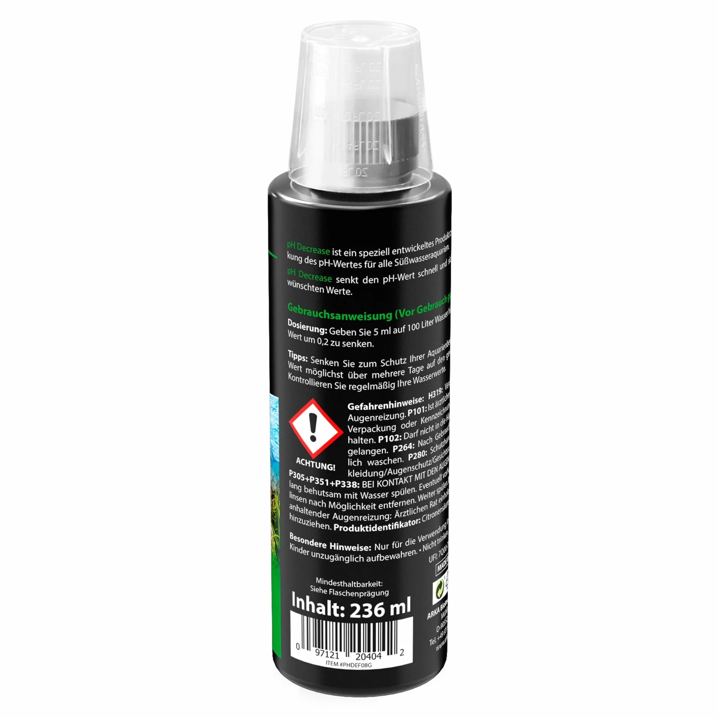 MICROBE-LIFT pH Decrease – łatwe i bezpieczne obniżenie pH w akwarium słodkowodnym, 236 ml