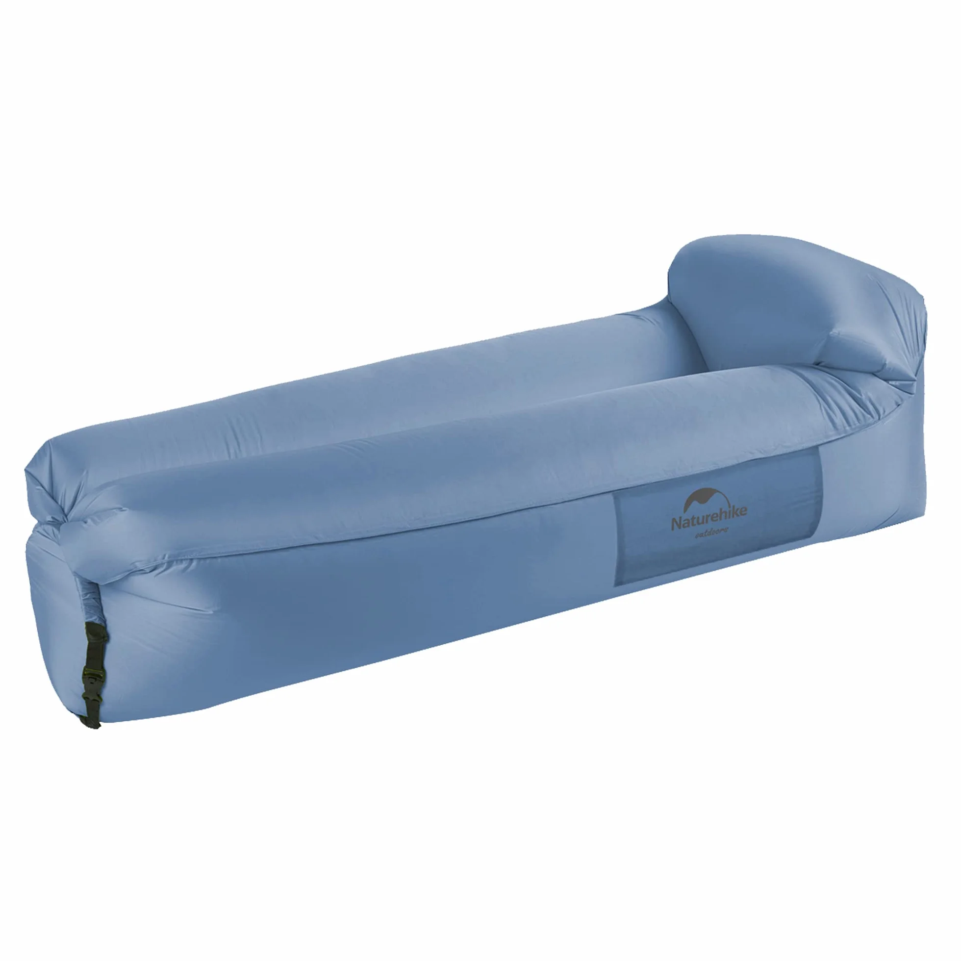 Naturehike Nadmuchiwany rozkładany fotel, wodoodporna nadmuchiwana sofa z przenośnym plecakiem, nadmuchiwane łóżko do kempingu, basenu (niebieski)