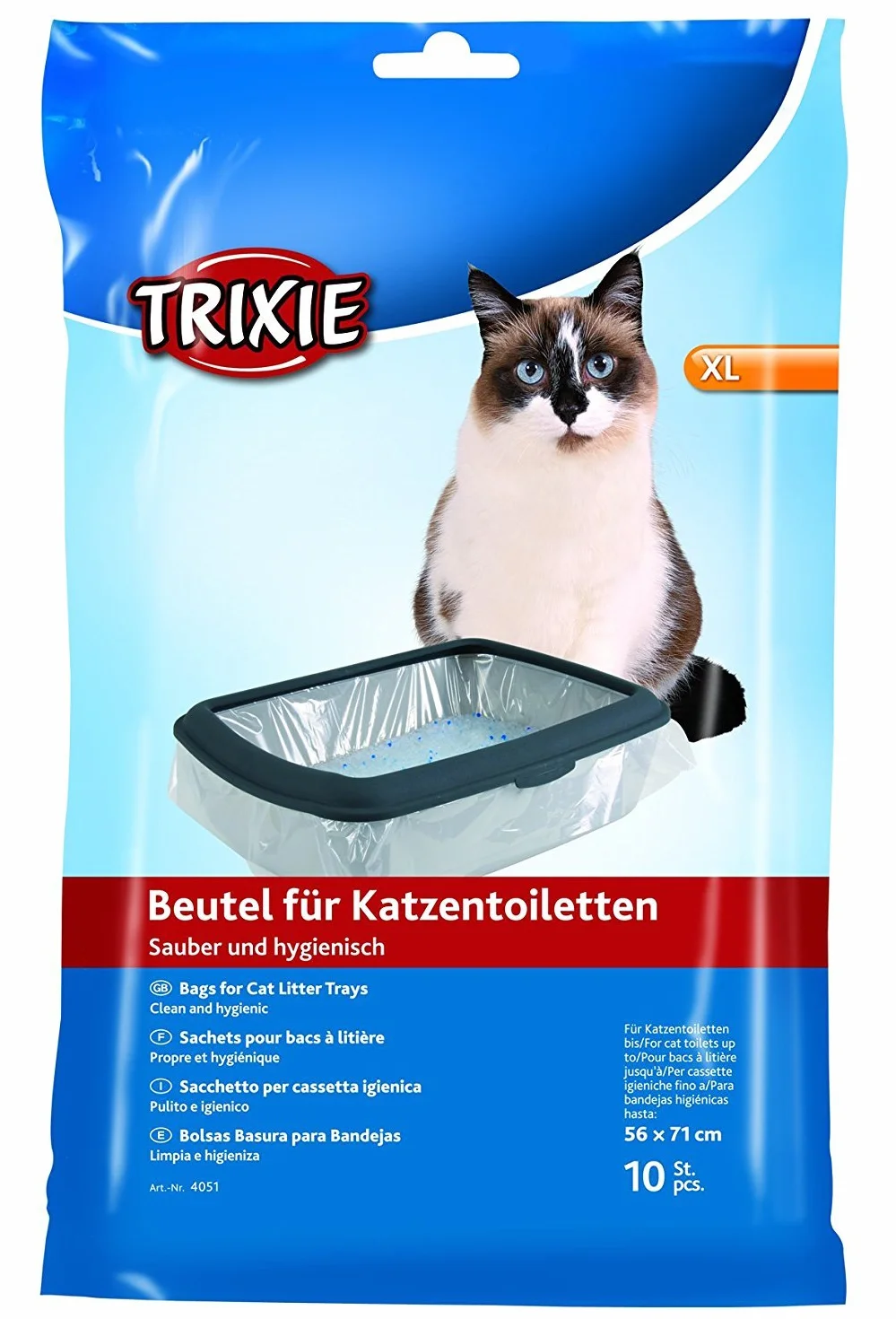 Simple'n' Clean worki na żwirki dla kotów, XL, 10 sztuk