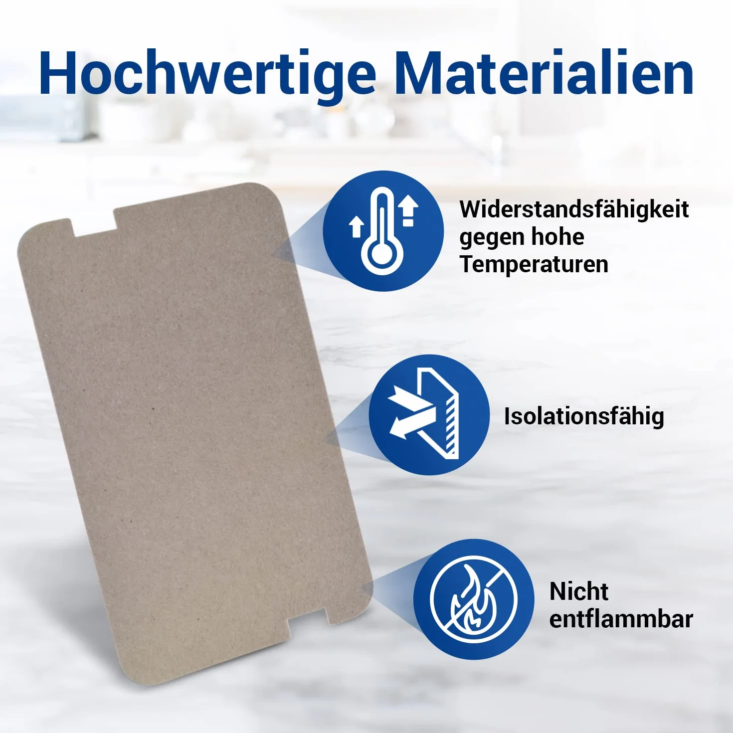 VIOKS Migająca tarcza do kuchenki mikrofalowej 129 x 72 mm, zamiennik do płyty z miką Sharp PCOVPA309WRE0 - osłona przewodu z miką mikrofalową, uniwersalna, możliwość przycięcia