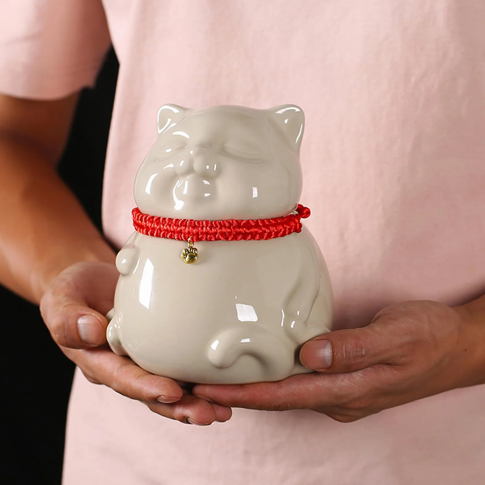 Urny dla zwierząt domowych na popiół dla kota, ceramiczne urny w kształcie kota, urny kremacyjne dla zwierząt urny pamiątkowe dla kotów