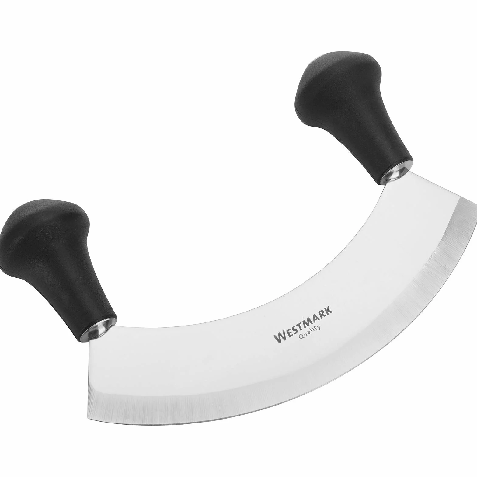 Westmark Nóż do siekania ziół, Z 1 ostrzem, Długość: 17 cm, Stal nierdzewna/tworzywo sztuczne, Srebrny/Czarny, 12932270