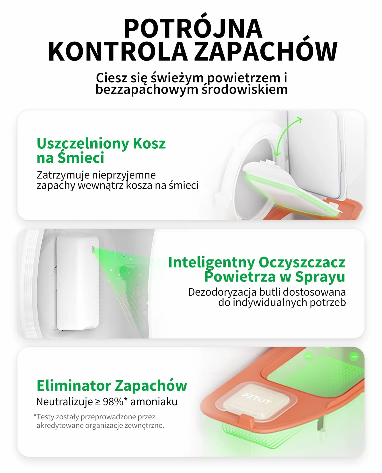 PETKIT Pura Max 2 Samoczyszcząca Kuweta dla Kota, Duża Objętość, xSecure/Eliminacja Nieprzyjemnych Zapachów/Aplikacja Control, Automatyczna Kuweta dla Kota
