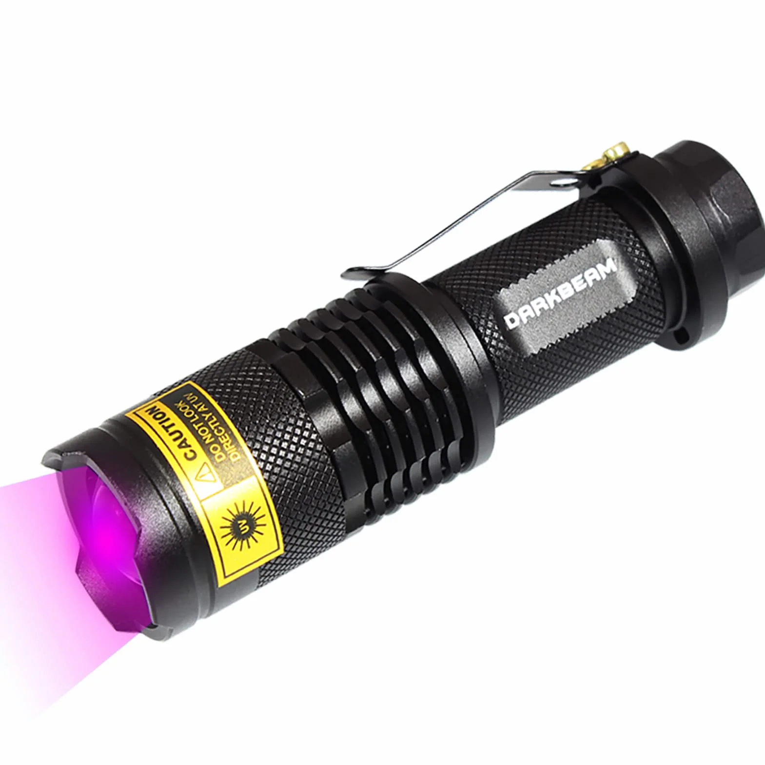 DARKBEAM Latarka UV 395nm Czarnym Światłem Przenośna LED Detektor Plam Zwierząt