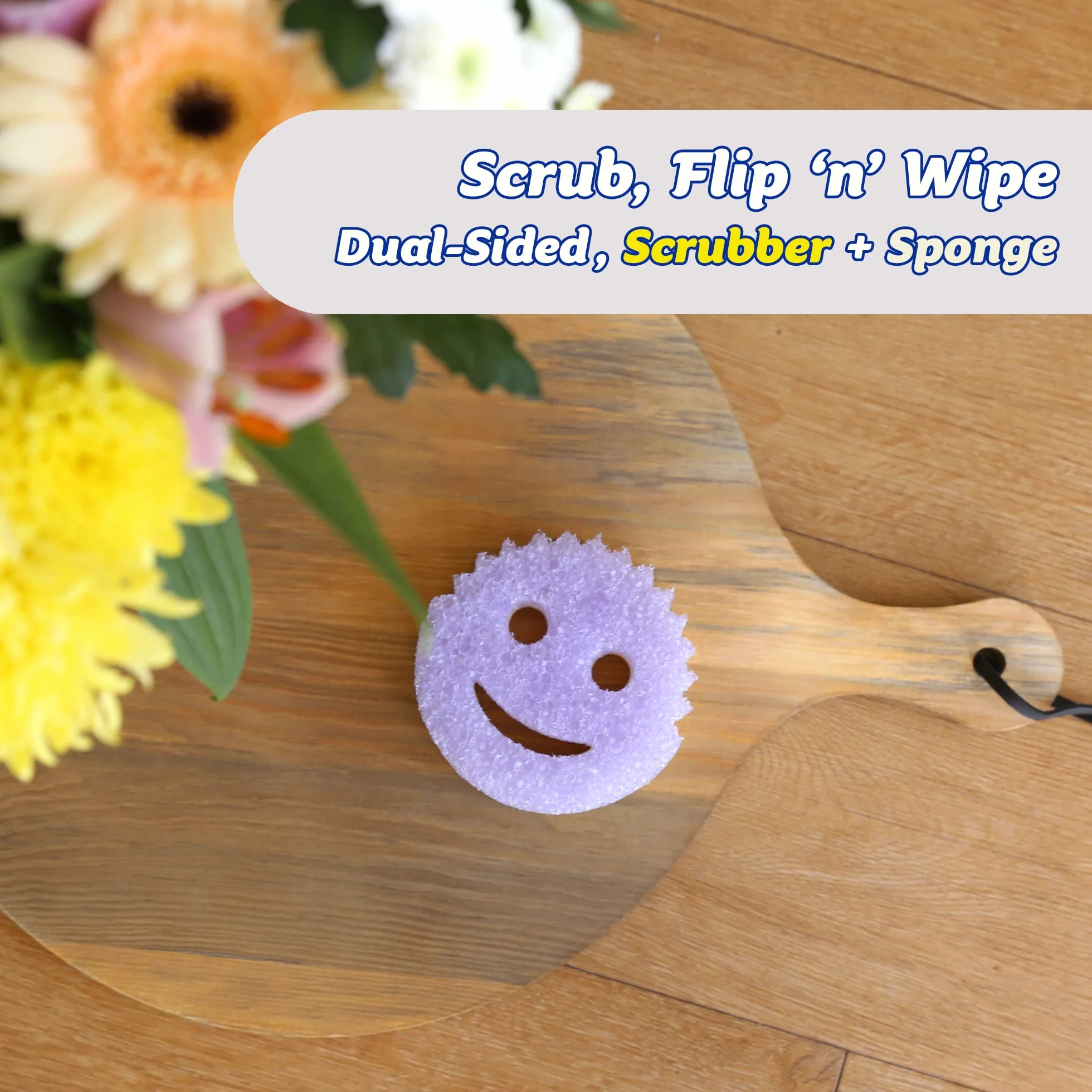 Scrub Daddy Gąbka Peeling Mommy Violet, Dwupak