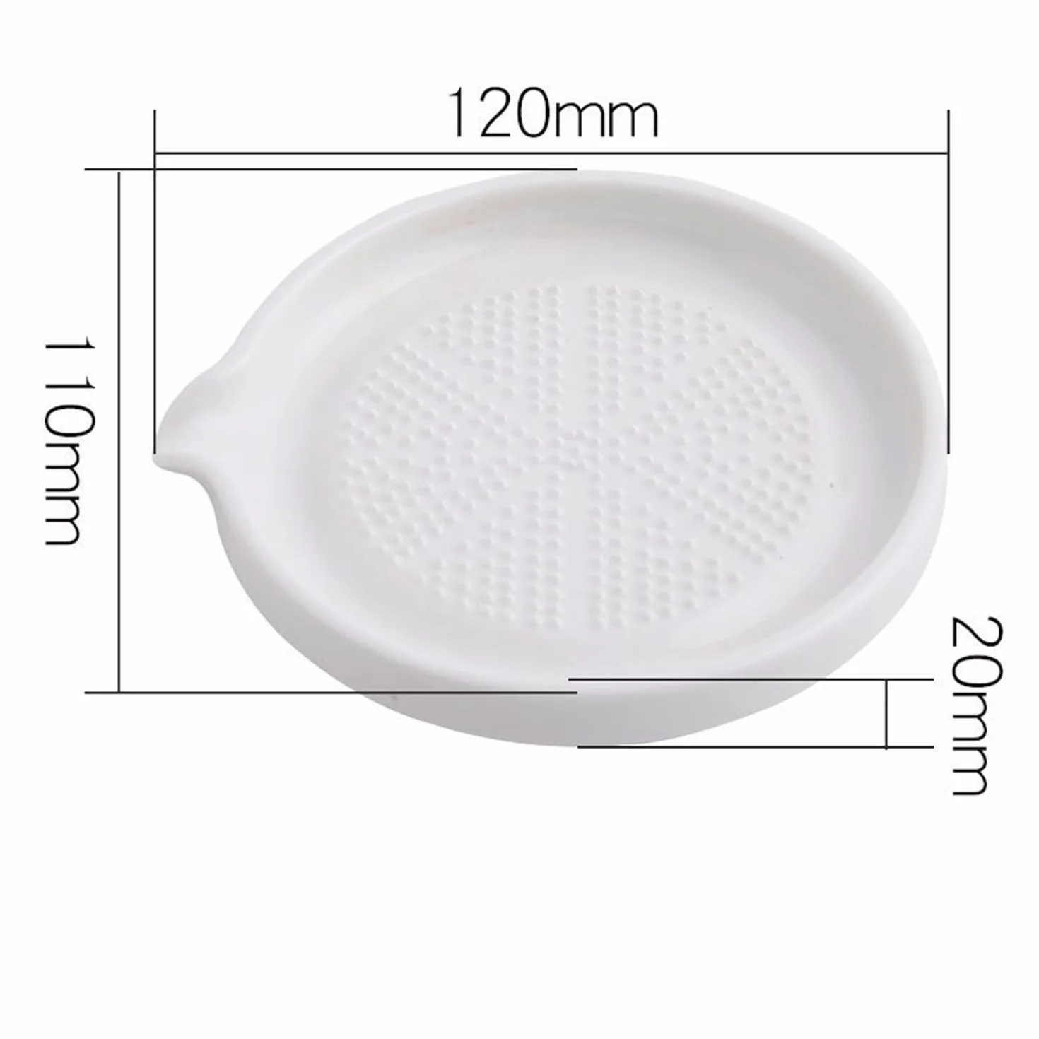 LATRAT Tarka ceramiczna, porcelanowa do imbiru, czosnku, owoców, warzyw (styl 4)