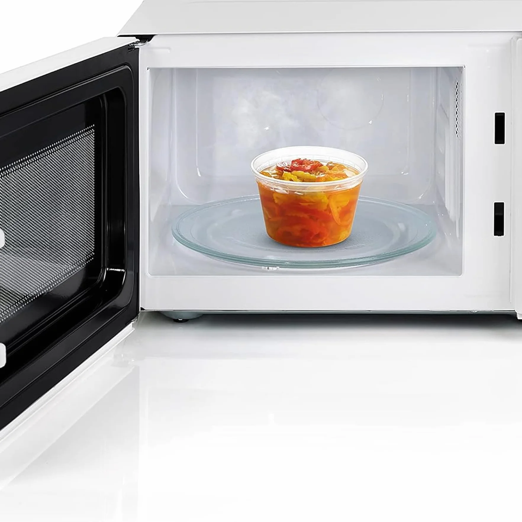Pojemniki do przechowywania żywności JoyServe Deli z pokrywkami – 48 zestawów (24×946 ml & 24×473 ml), plastikowe, hermetyczne, bez BPA, do posiłków na wynos, do zmywarki i mikrofalówki