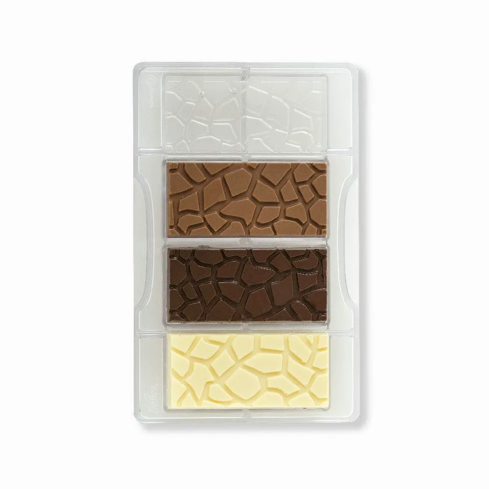 Decora 50129 Foremka do czekolady z efektem żółwia, poliwęglan, 20 x 12 x 2,3 cm