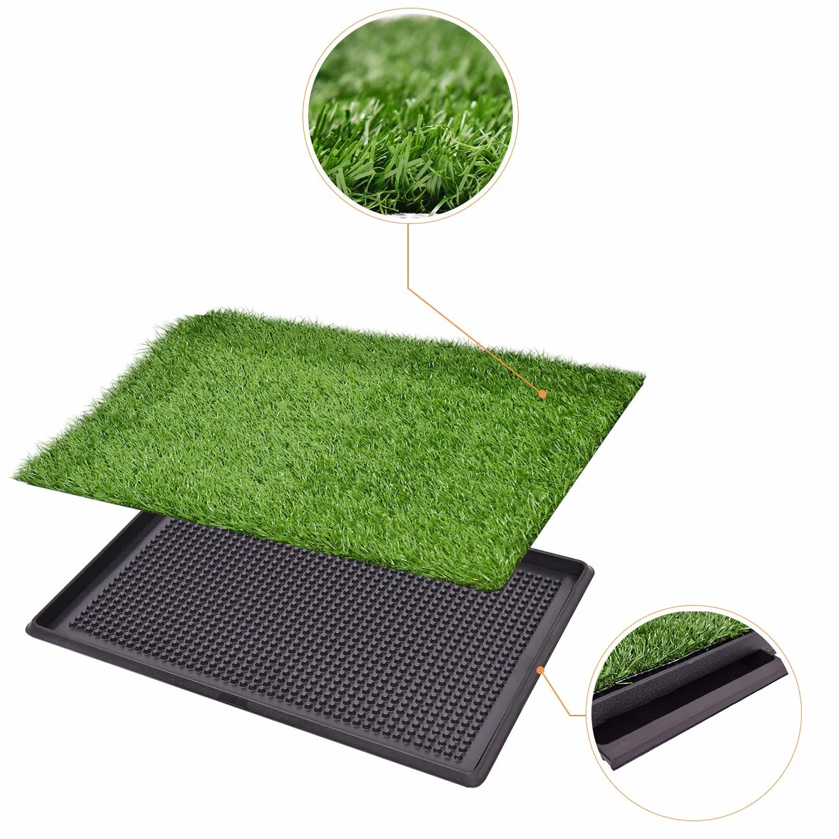 GOPLUS Toaleta dla psa 76 x 51 cm