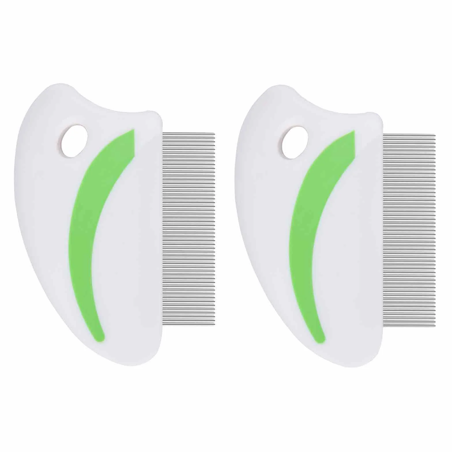 Flea Lice Comb Stainless Steel Dog Cat Grooming Comb Rounded Teeth Pet Tear Stain Remover Dematting Tool