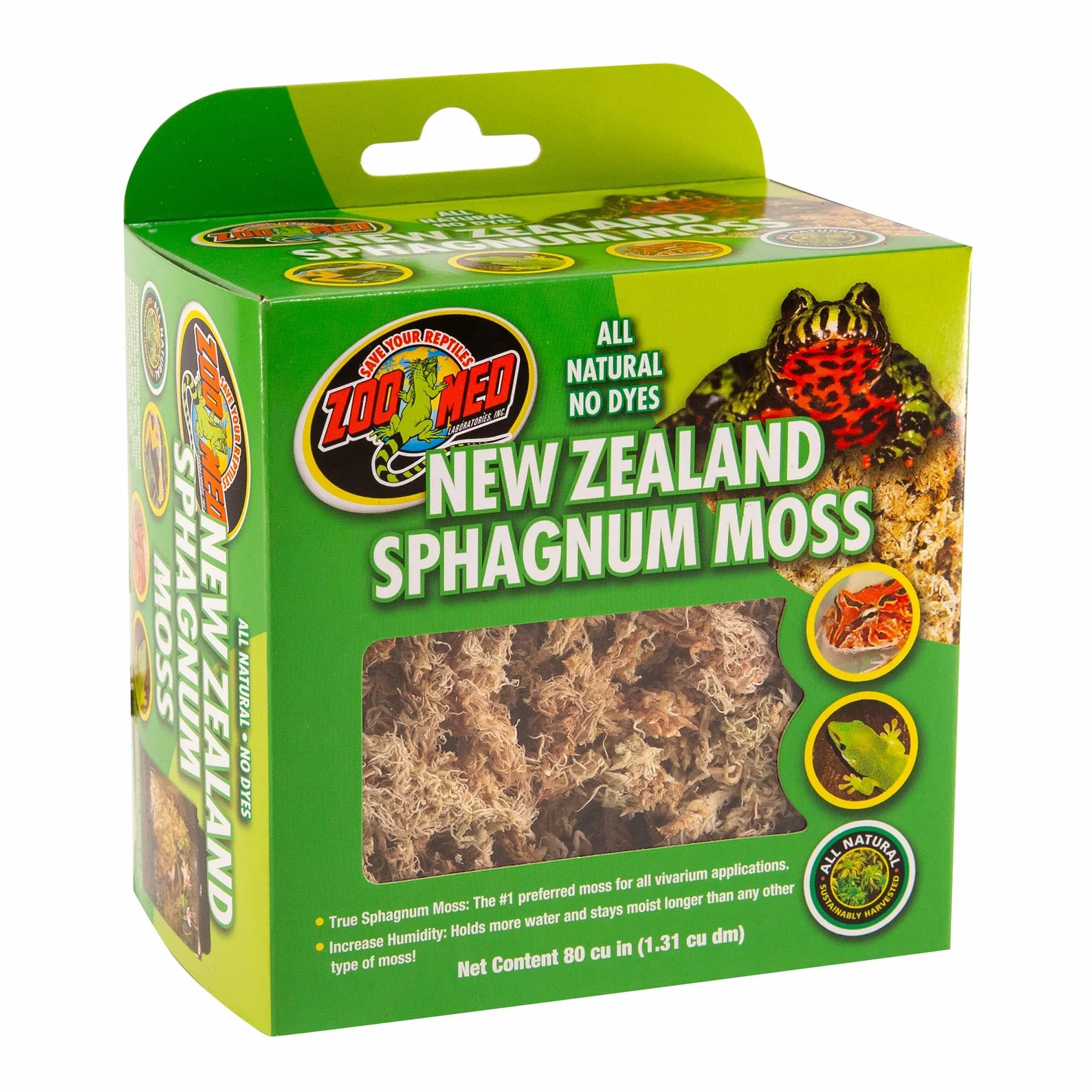 Zoo Med New Zealand Sphagnum Moss 1,31 l naturalny substrat torfowy do terrarium