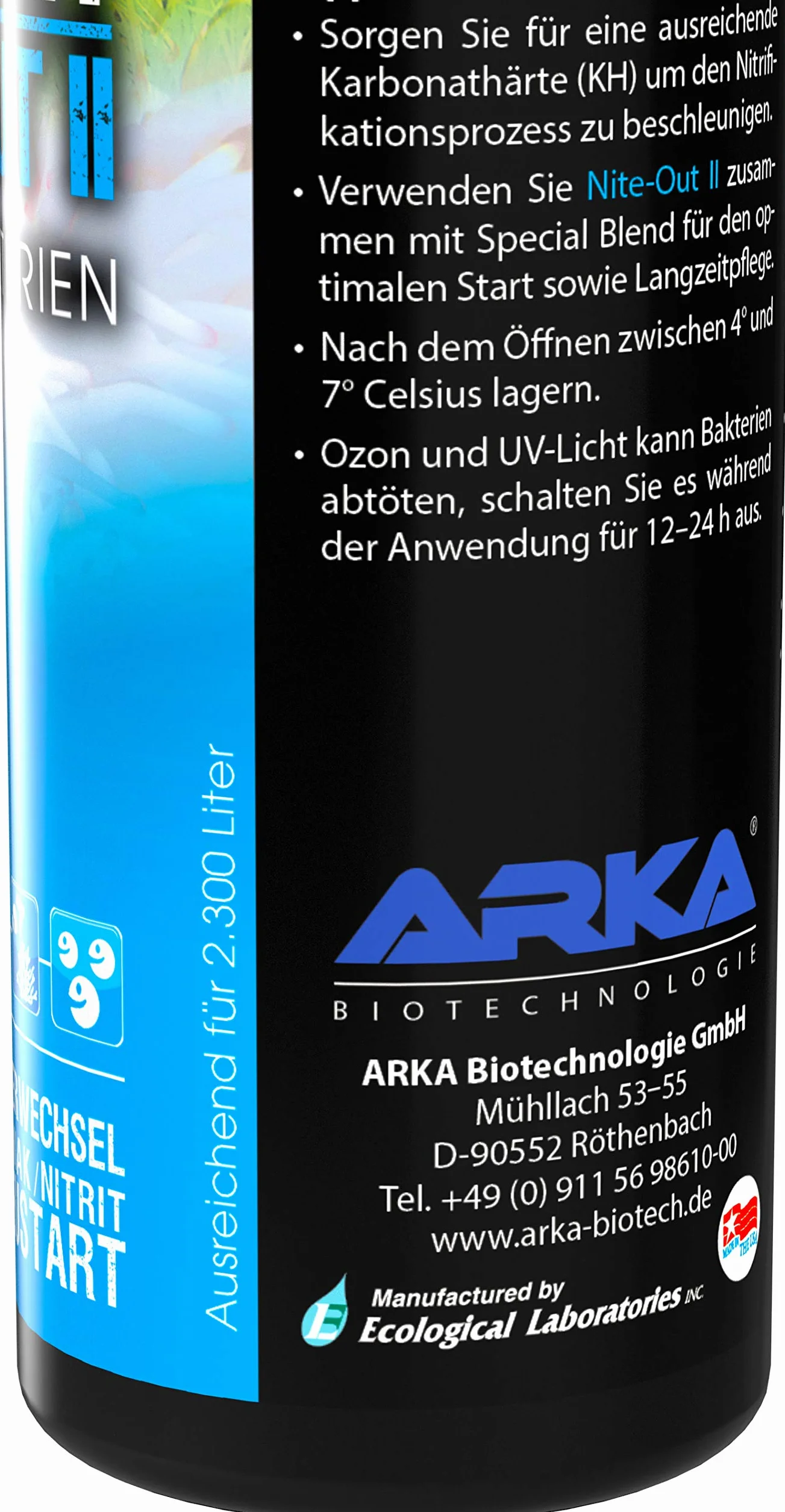 Microbe-Lift Nite-Out II Wysoce aktywne bakterie startowe do akwarium morskiego i słodkowodnego 236 ml