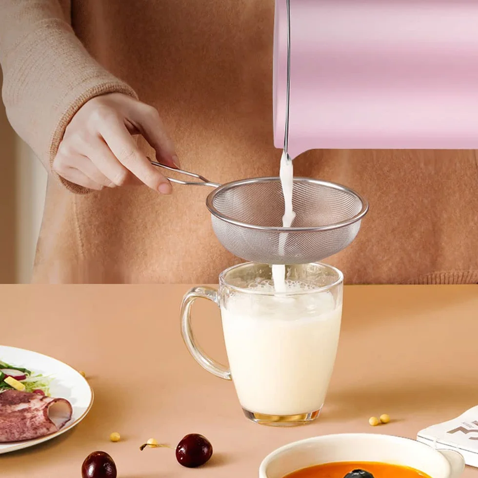 Ekspres do mleka sojowego, 350 ml, mini ekspres do mleka sojowego z ostrzem ze stali nierdzewnej, wielofunkcyjny blender do płatków ryżowych
