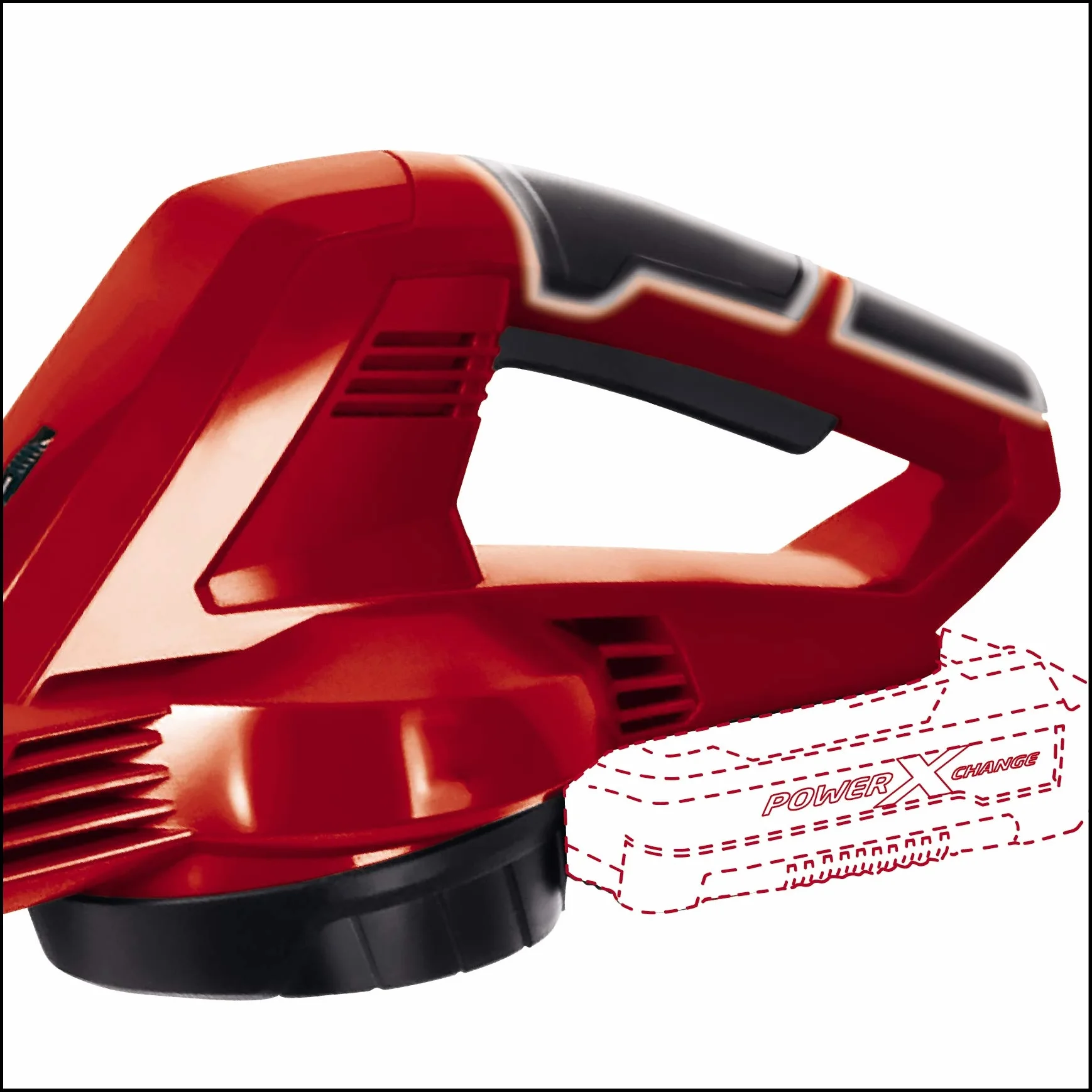 Einhell Akumulatorowa dmuchawa do liści GC-CL 18 Li E-Solo Power X-Change (Li-ion, 18 V, prędkość nadmuchu 210 km/h, uchwyt Softgrip, elektroniczna regulacja prędkości, bez akumulatora i ładowarki)