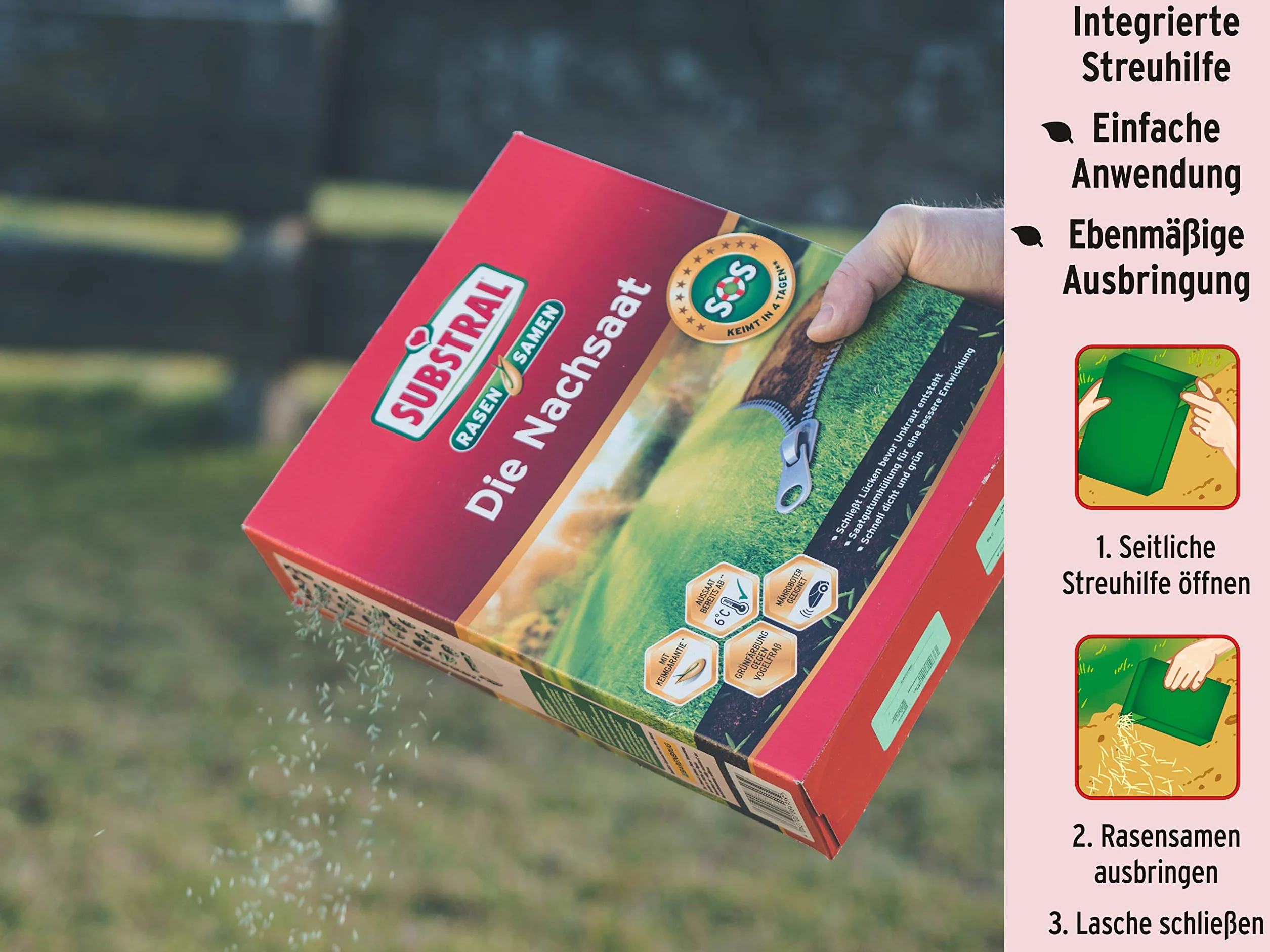 Mieszanka nasion Substral do nasion, matryca do 20 m² – 400 g