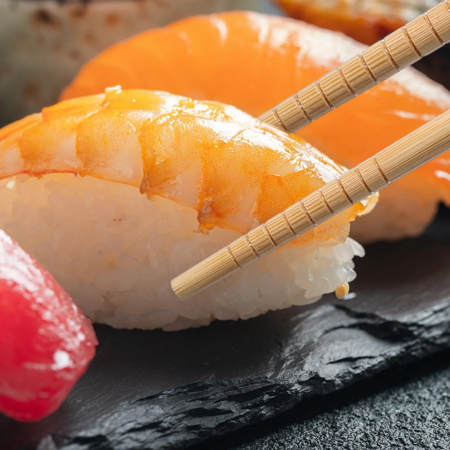 5 par pałeczek drewnianych, pałeczek do sushi wielokrotnego użytku do makaronu ramenowego