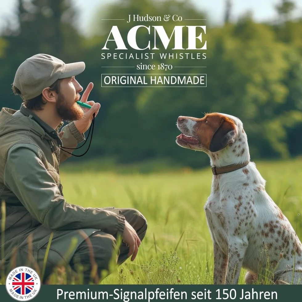 ACME Gwizdek dla psa nr 210,5 głośna dalekosiężna do treningu psów DG Green